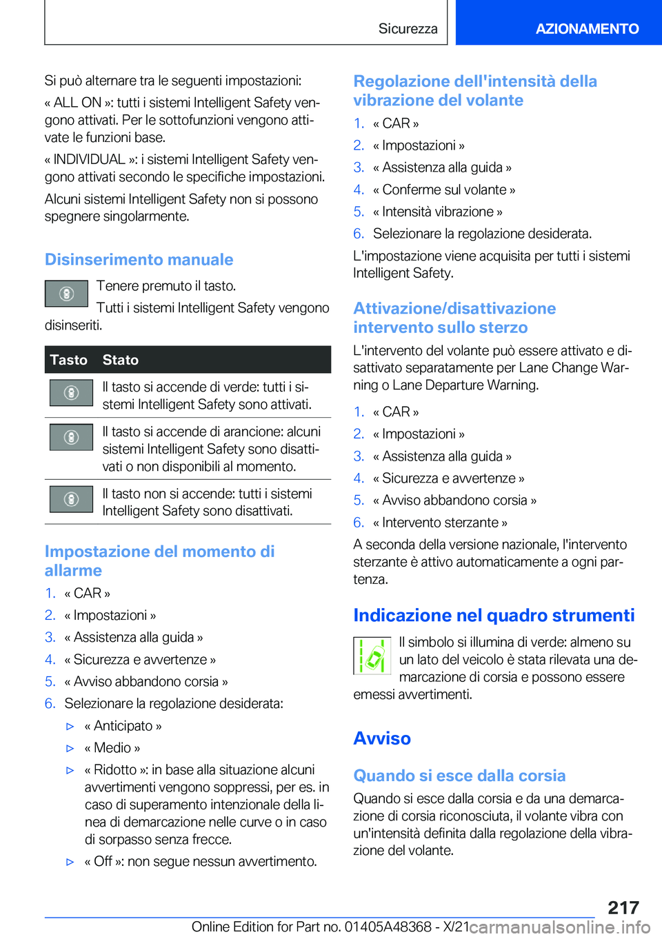 BMW X4 2022  Libretti Di Uso E manutenzione (in Italian) �S�i��p�u�