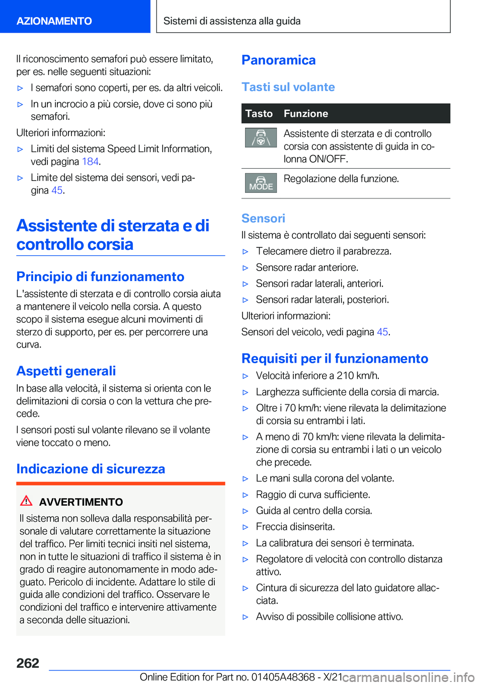 BMW X4 2022  Libretti Di Uso E manutenzione (in Italian) �I�l��r�i�c�o�n�o�s�c�i�m�e�n�t�o��s�e�m�a�f�o�r�i��p�u�