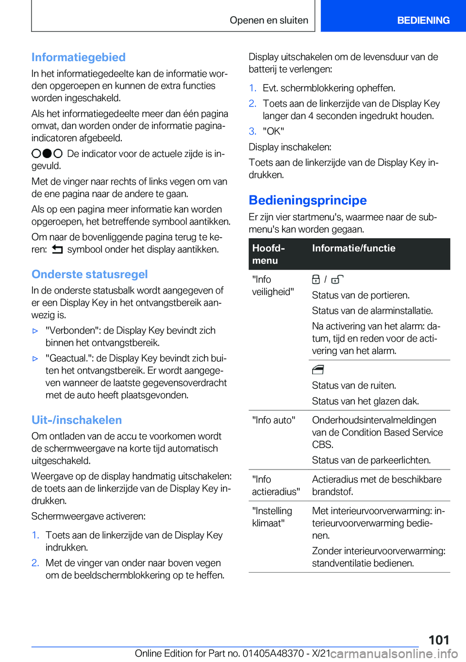 BMW X4 2022  Instructieboekjes (in Dutch) �I�n�f�o�r�m�a�t�i�e�g�e�b�i�e�d
�I�n��h�e�t��i�n�f�o�r�m�a�t�i�e�g�e�d�e�e�l�t�e��k�a�n��d�e��i�n�f�o�r�m�a�t�i�e��w�o�rj
�d�e�n��o�p�g�e�r�o�e�p�e�n��e�n��k�u�n�n�e�n��d�e��e�x�t�r�a��f