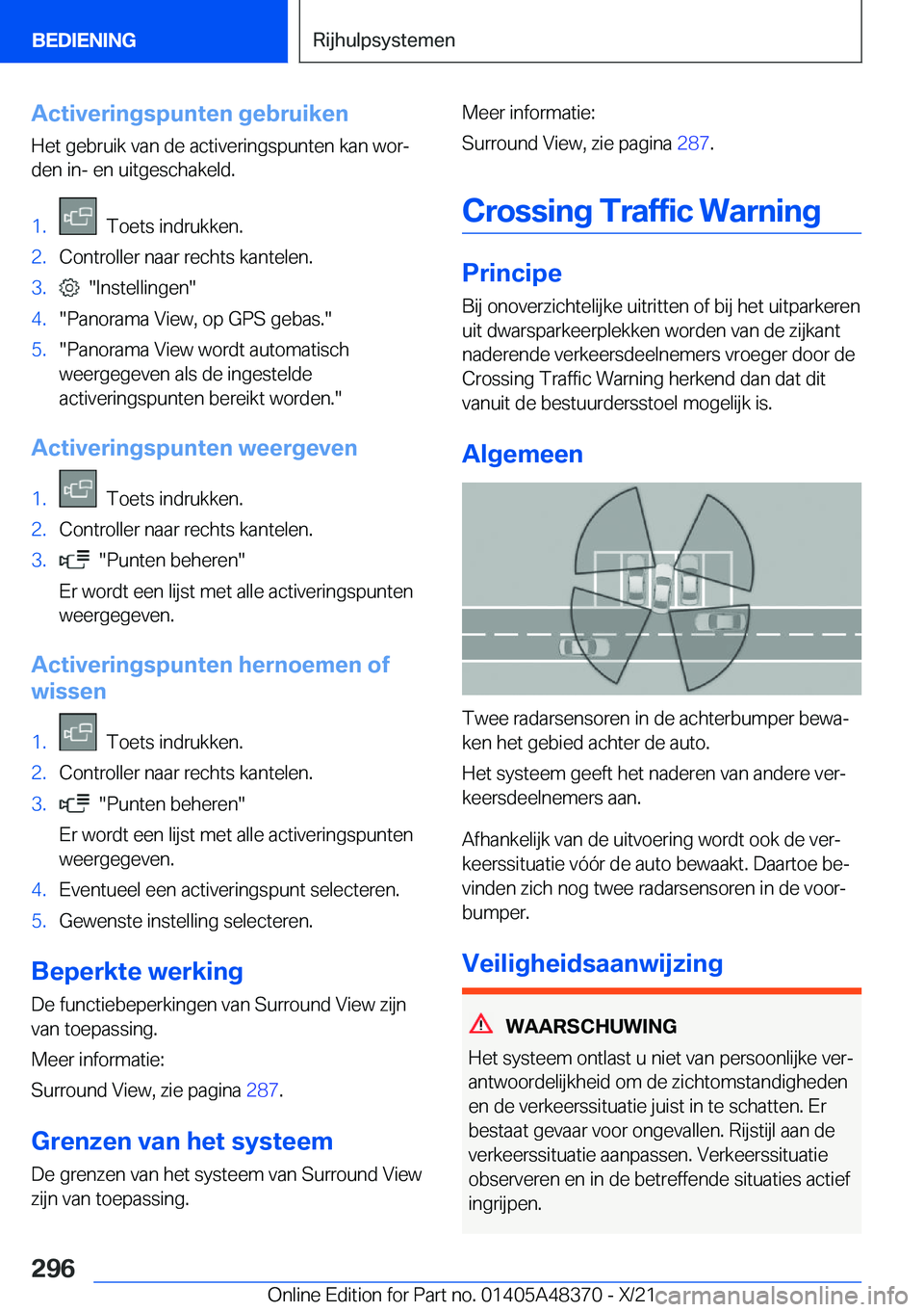 BMW X4 2022  Instructieboekjes (in Dutch) �A�c�t�i�v�e�r�i�n�g�s�p�u�n�t�e�n��g�e�b�r�u�i�k�e�n�H�e�t��g�e�b�r�u�i�k��v�a�n��d�e��a�c�t�i�v�e�r�i�n�g�s�p�u�n�t�e�n��k�a�n��w�o�rj
�d�e�n��i�n�-��e�n��u�i�t�g�e�s�c�h�a�k�e�l�d�.�1�.�