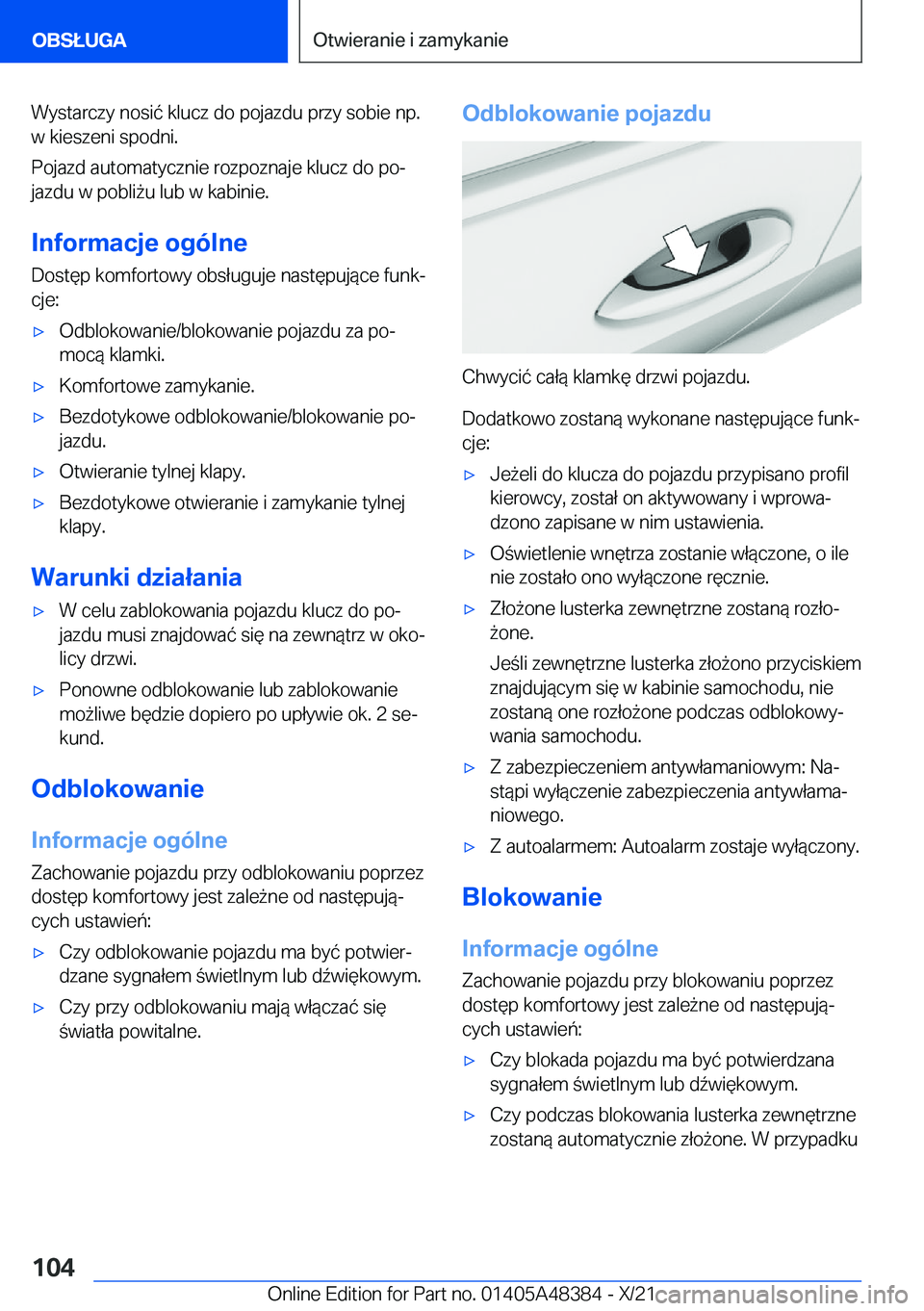 BMW X4 2022  Instrukcja obsługi (in Polish) �W�y�s�t�a�r�c�z�y��n�o�s�i�