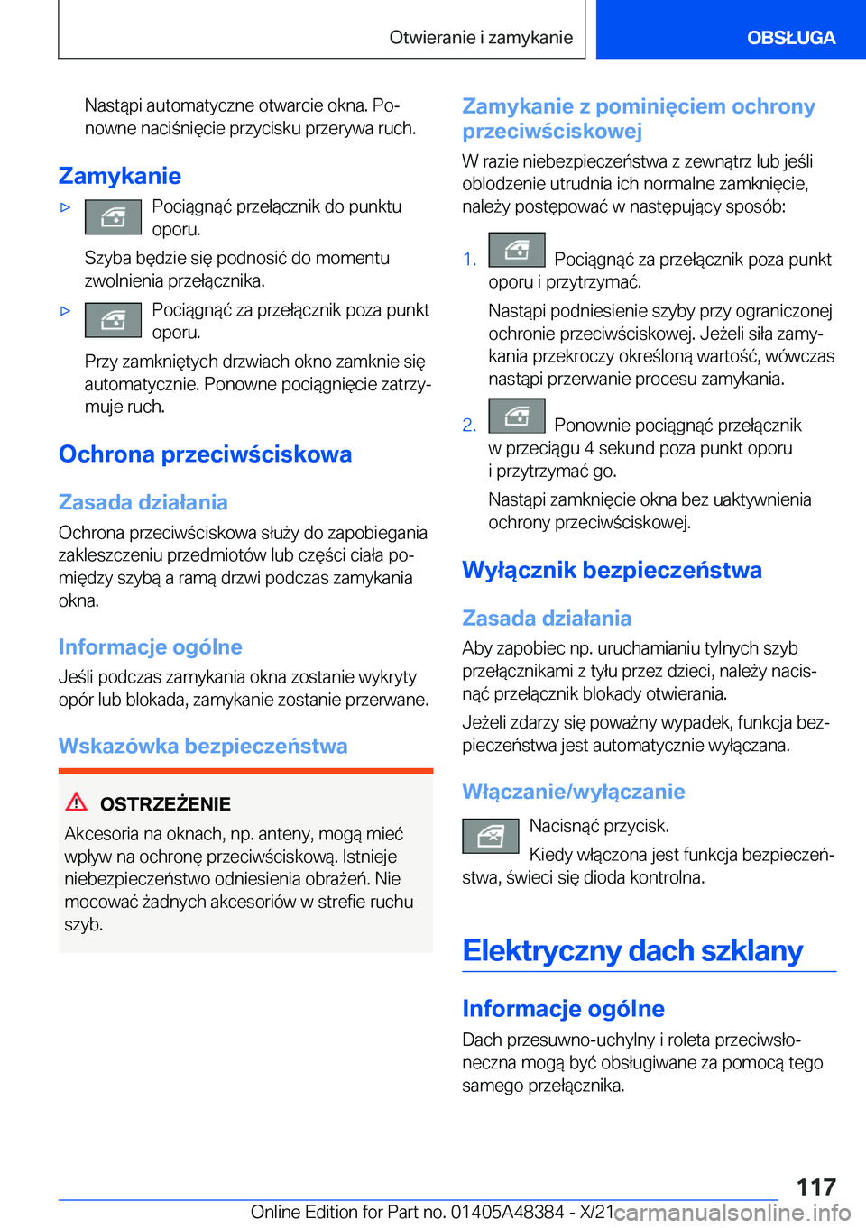 BMW X4 2022  Instrukcja obsługi (in Polish) �N�a�s�t�