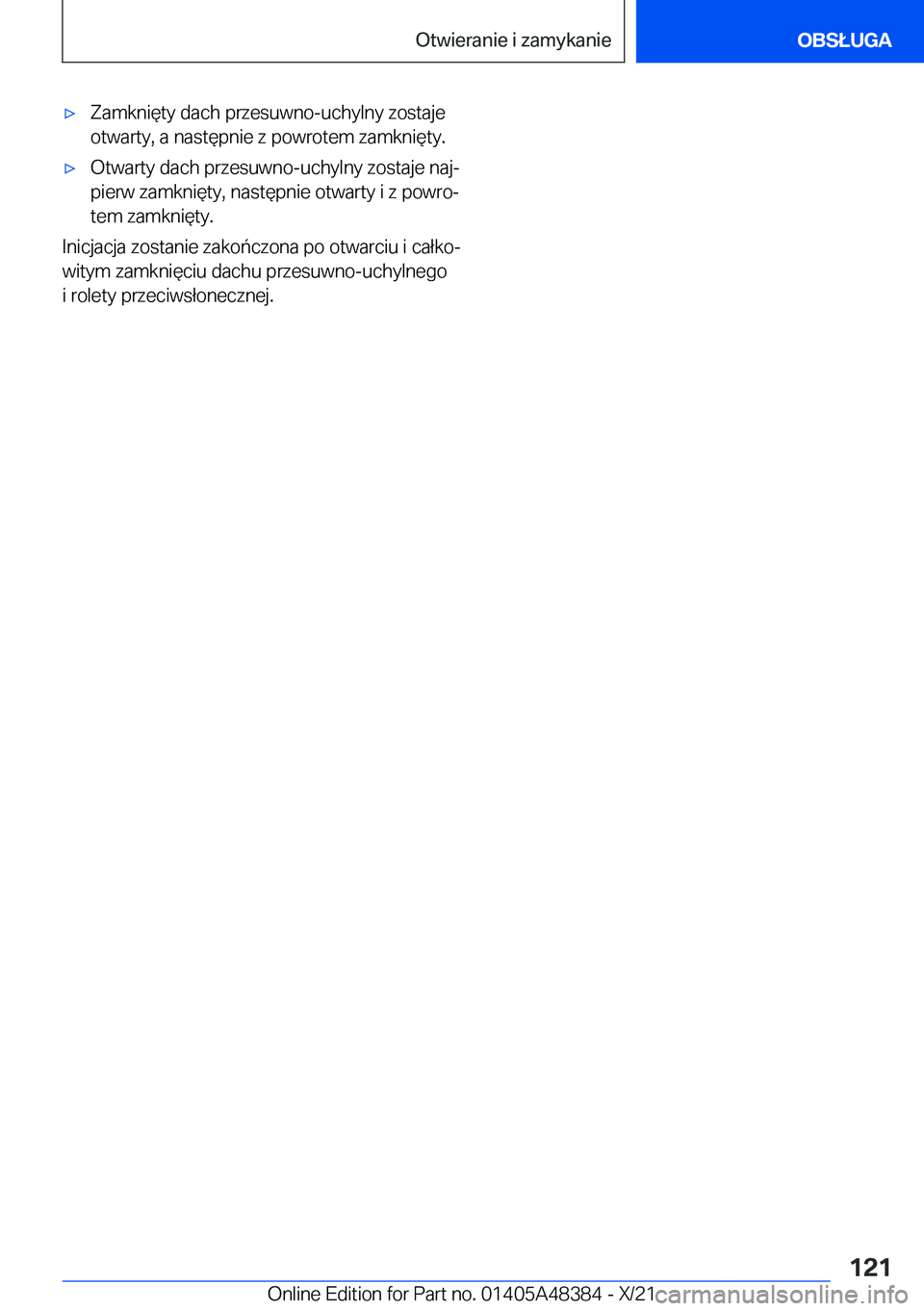 BMW X4 2022  Instrukcja obsługi (in Polish) 'x�Z�a�m�k�n�i�