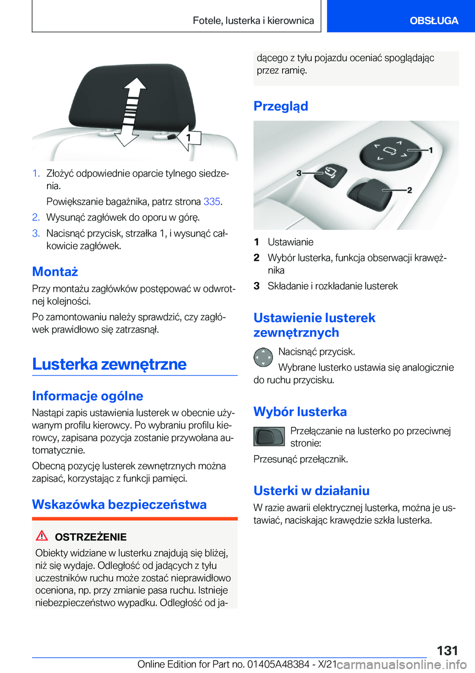 BMW X4 2022  Instrukcja obsługi (in Polish) �1�.�Z�ł�o9�y�