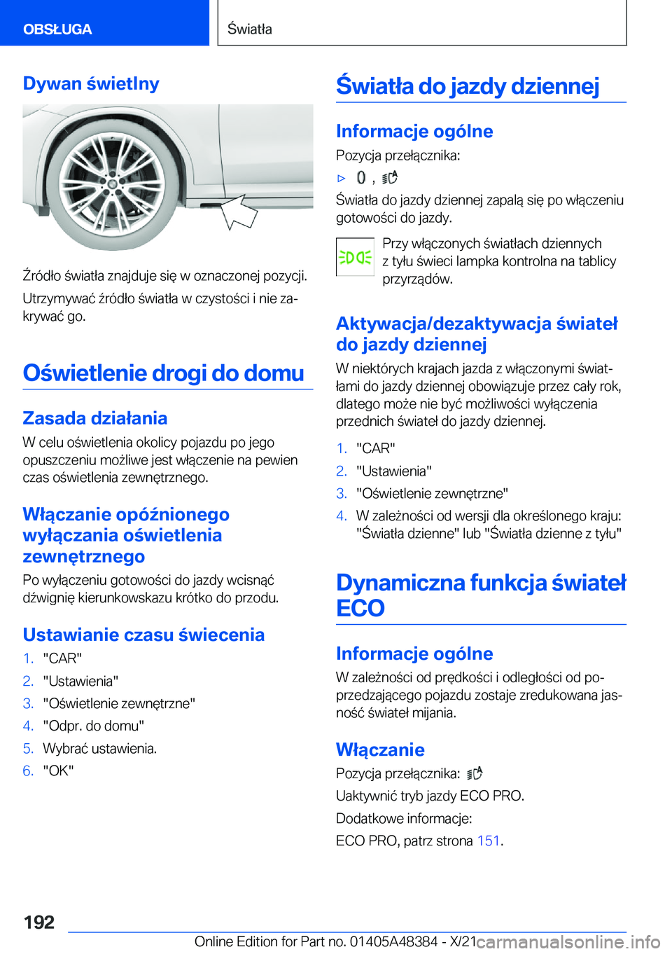BMW X4 2022  Instrukcja obsługi (in Polish) �D�y�w�a�n��w�i�e�t�l�n�y
6�r�