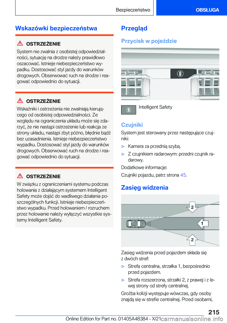 BMW X4 2022  Instrukcja obsługi (in Polish) �W�s�k�a�z�