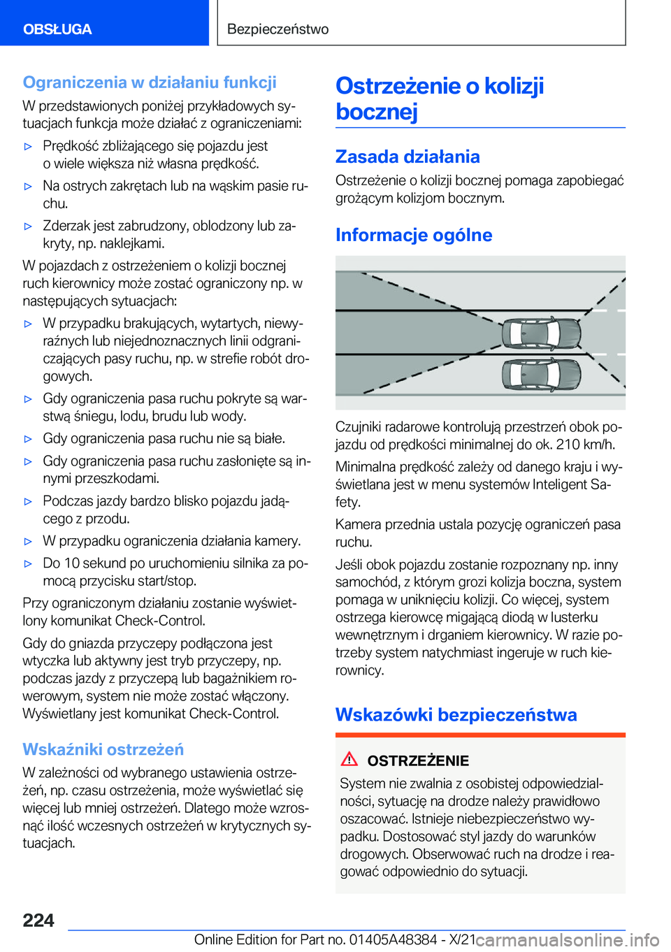 BMW X4 2022  Instrukcja obsługi (in Polish) �O�g�r�a�n�i�c�z�e�n�i�a��w��d�z�i�a�ł�a�n�i�u��f�u�n�k�c�j�i
�W��p�r�z�e�d�s�t�a�w�i�o�n�y�c�h��p�o�n�i9�e�j��p�r�z�y�k�ł�a�d�o�w�y�c�h��s�yj
�t�u�a�c�j�a�c�h��f�u�n�k�c�j�a��m�o9�e��d