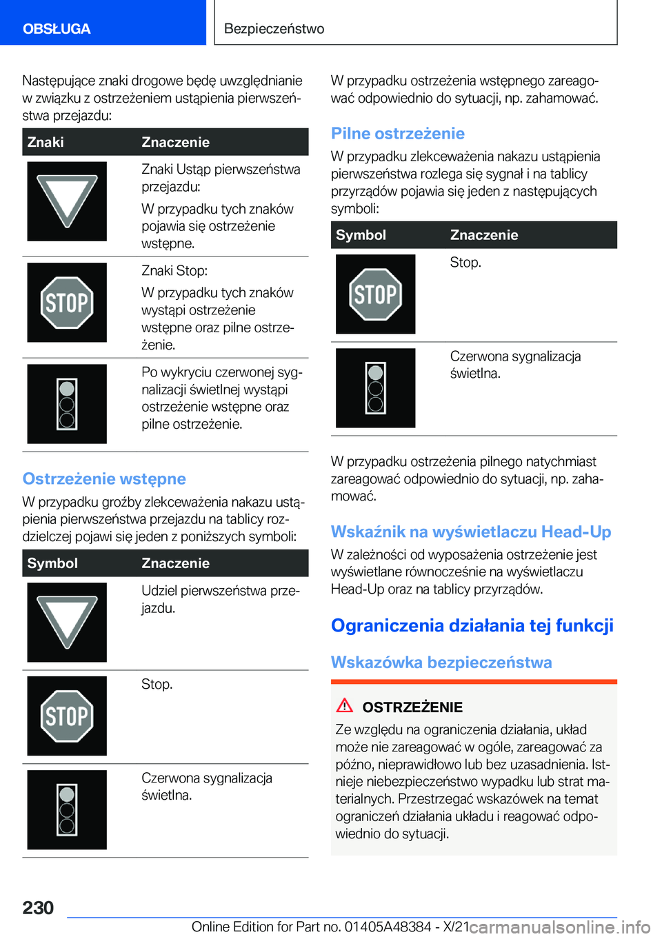 BMW X4 2022  Instrukcja obsługi (in Polish) �N�a�s�t�