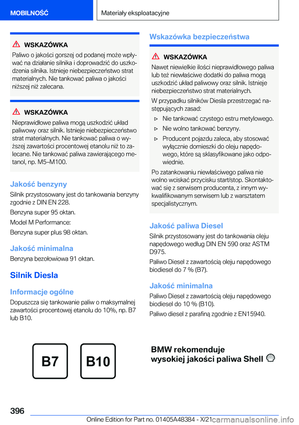 BMW X4 2022  Instrukcja obsługi (in Polish) �W�S�K�A�Z�