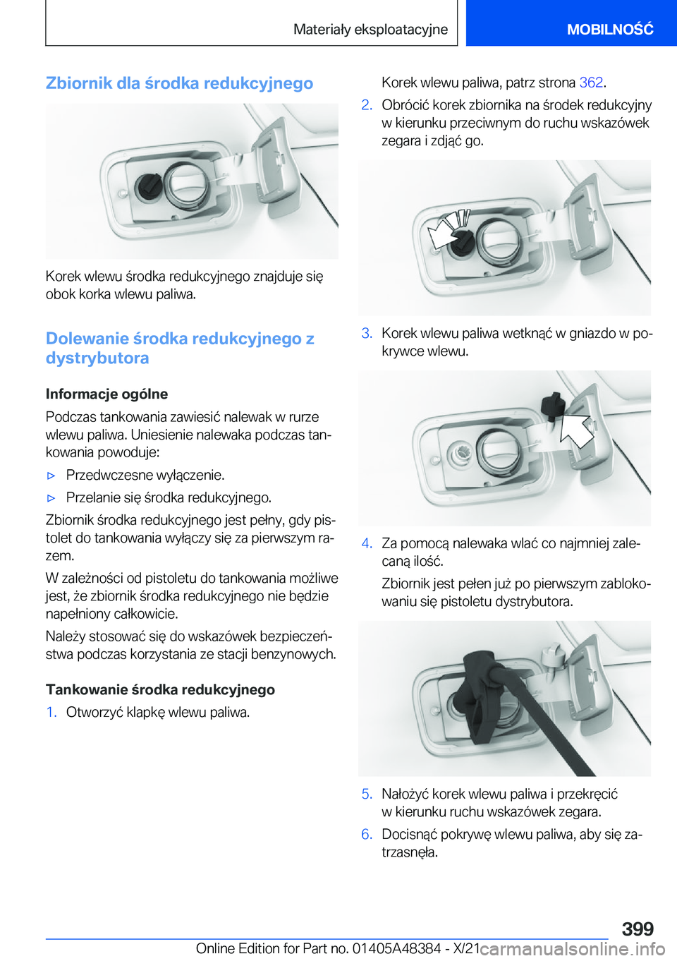 BMW X4 2022  Instrukcja obsługi (in Polish) �Z�b�i�o�r�n�i�k��d�l�a��r�o�d�k�a��r�e�d�u�k�c�y�j�n�e�g�o
�K�o�r�e�k��w�l�e�w�u��r�o�d�k�a��r�e�d�u�k�c�y�j�n�e�g�o��z�n�a�j�d�u�j�e��s�i�