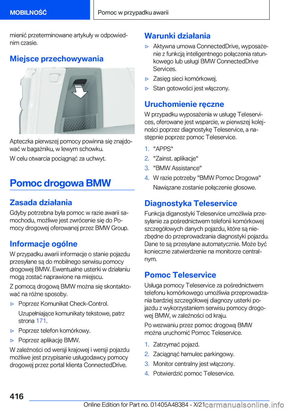 BMW X4 2022  Instrukcja obsługi (in Polish) �m�i�e�n�i�
