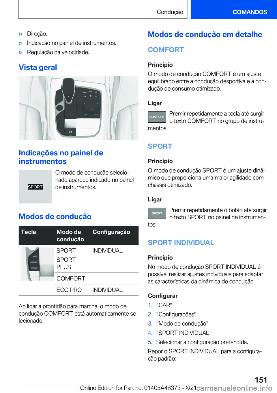 BMW X4 2022  Manual do condutor (in Portuguese) x�D�i�r�e�