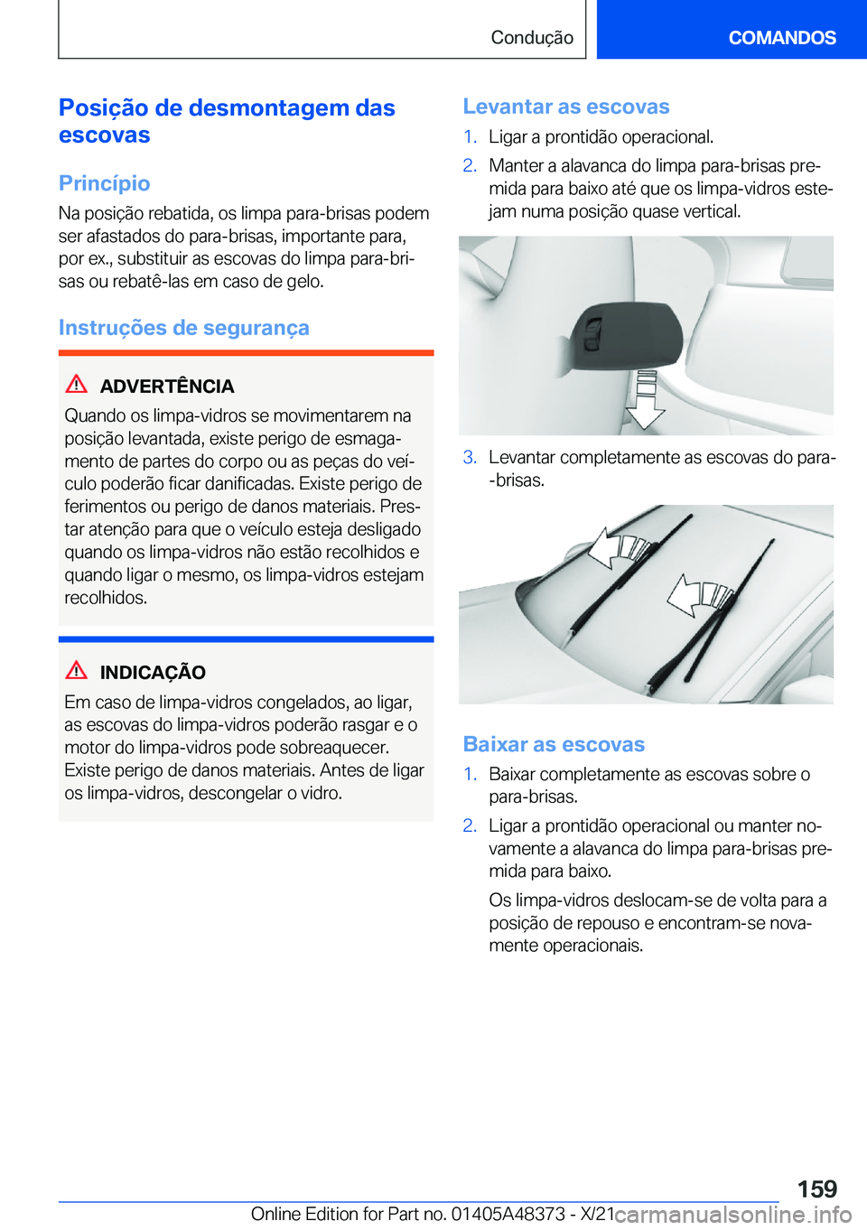 BMW X4 2022  Manual do condutor (in Portuguese) �P�o�s�i�