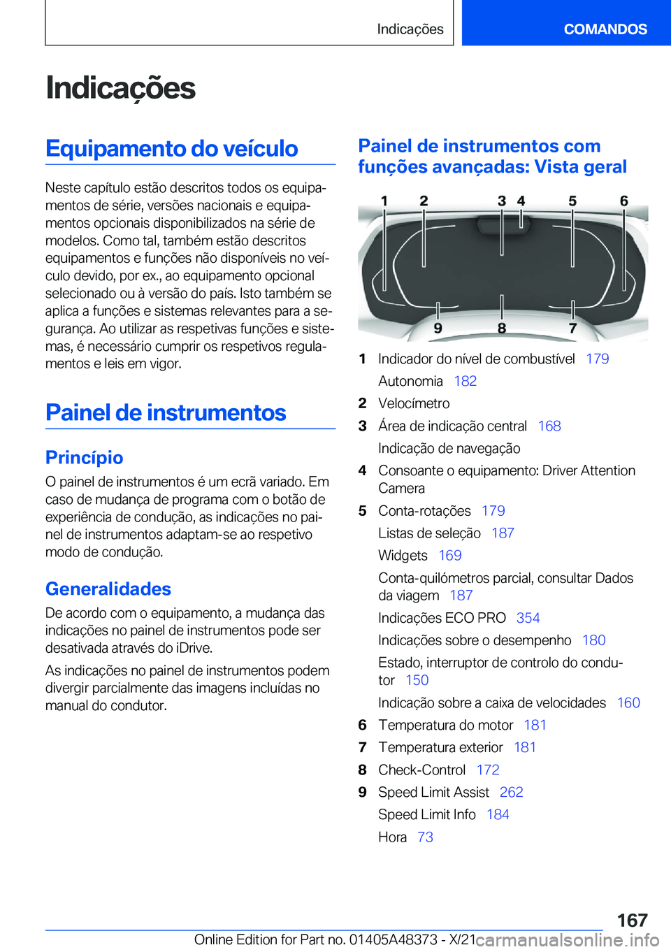 BMW X4 2022  Manual do condutor (in Portuguese) �I�n�d�i�c�a�