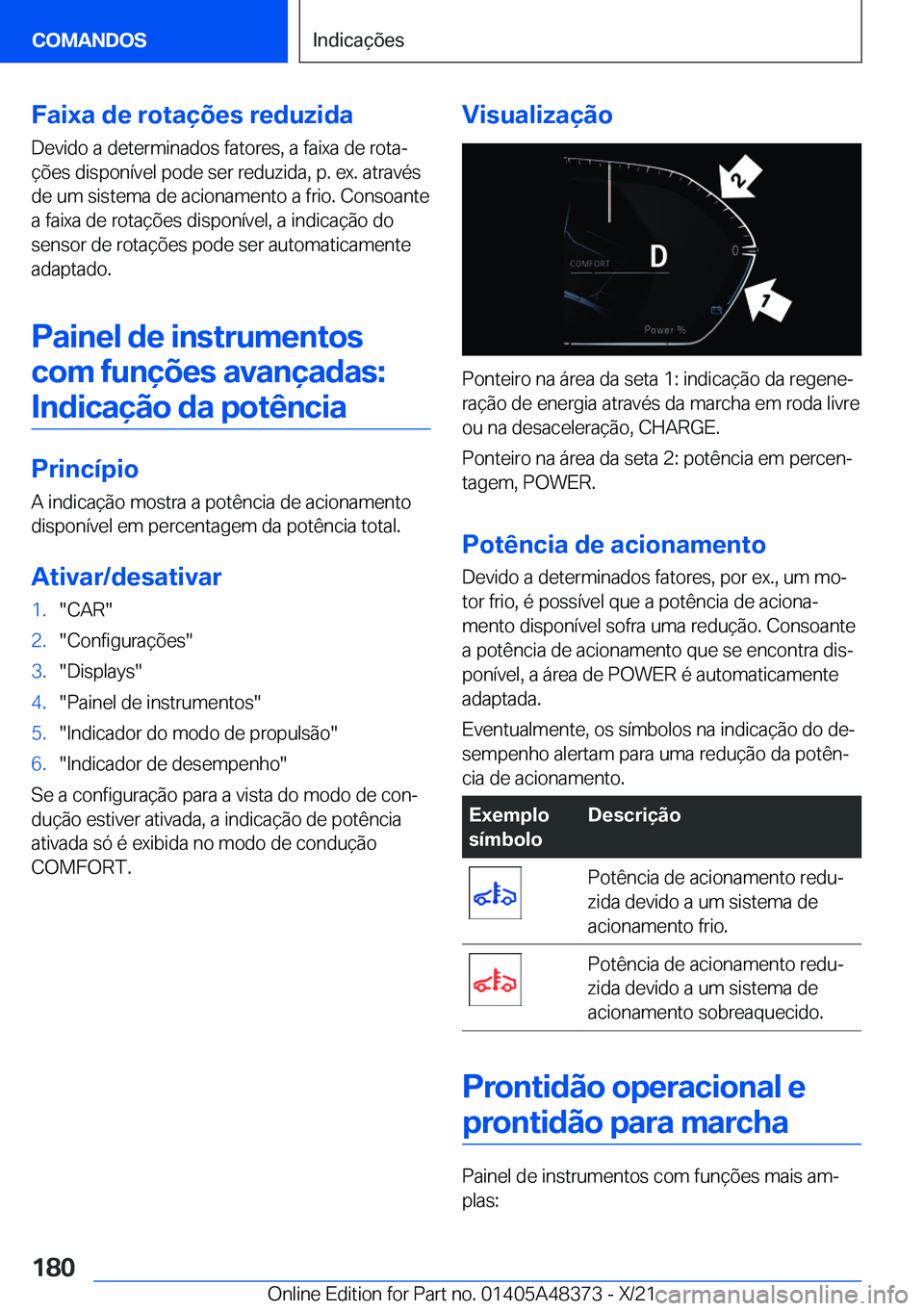 BMW X4 2022  Manual do condutor (in Portuguese) �F�a�i�x�a��d�e��r�o�t�a�