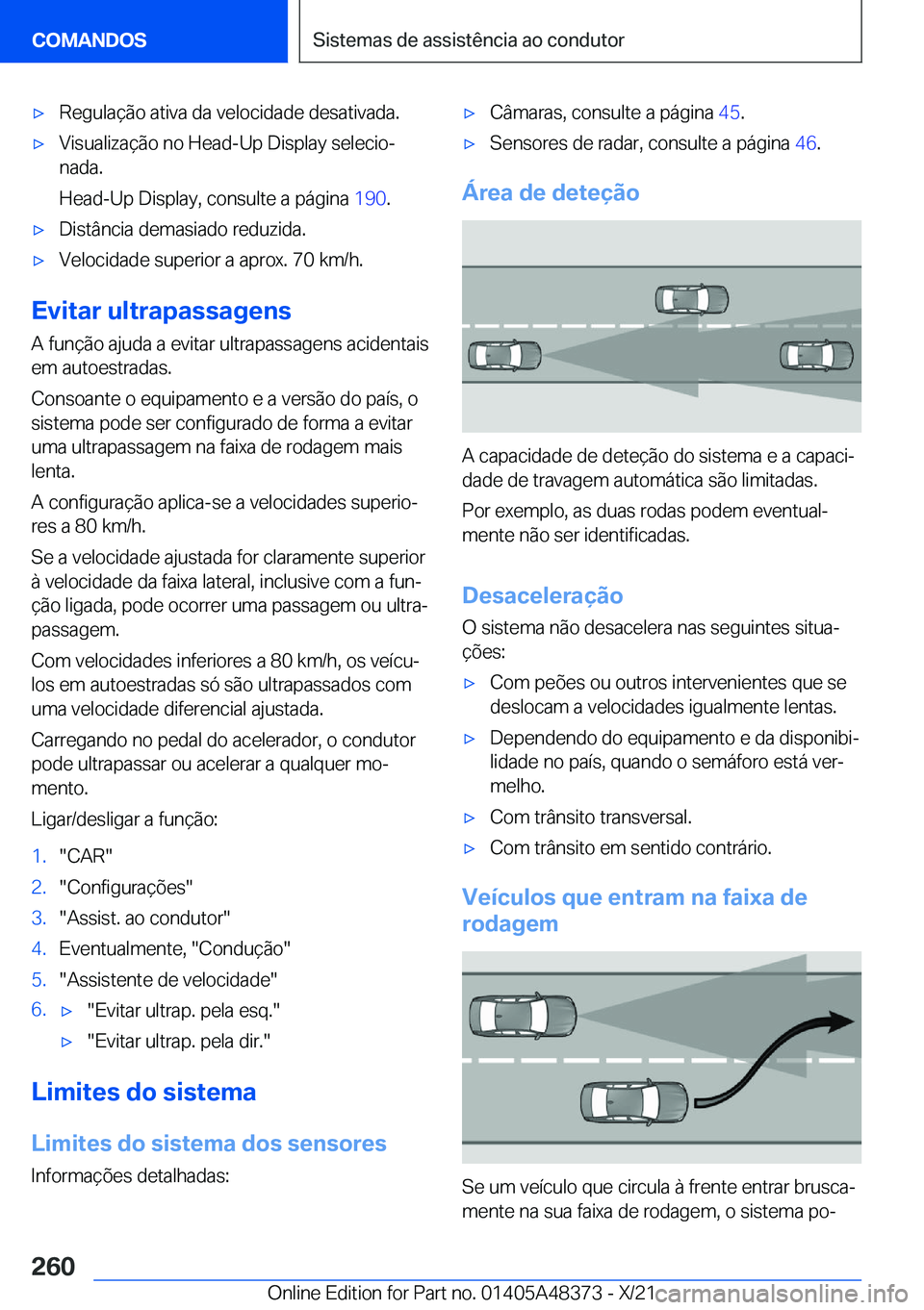 BMW X4 2022  Manual do condutor (in Portuguese) x�R�e�g�u�l�a�