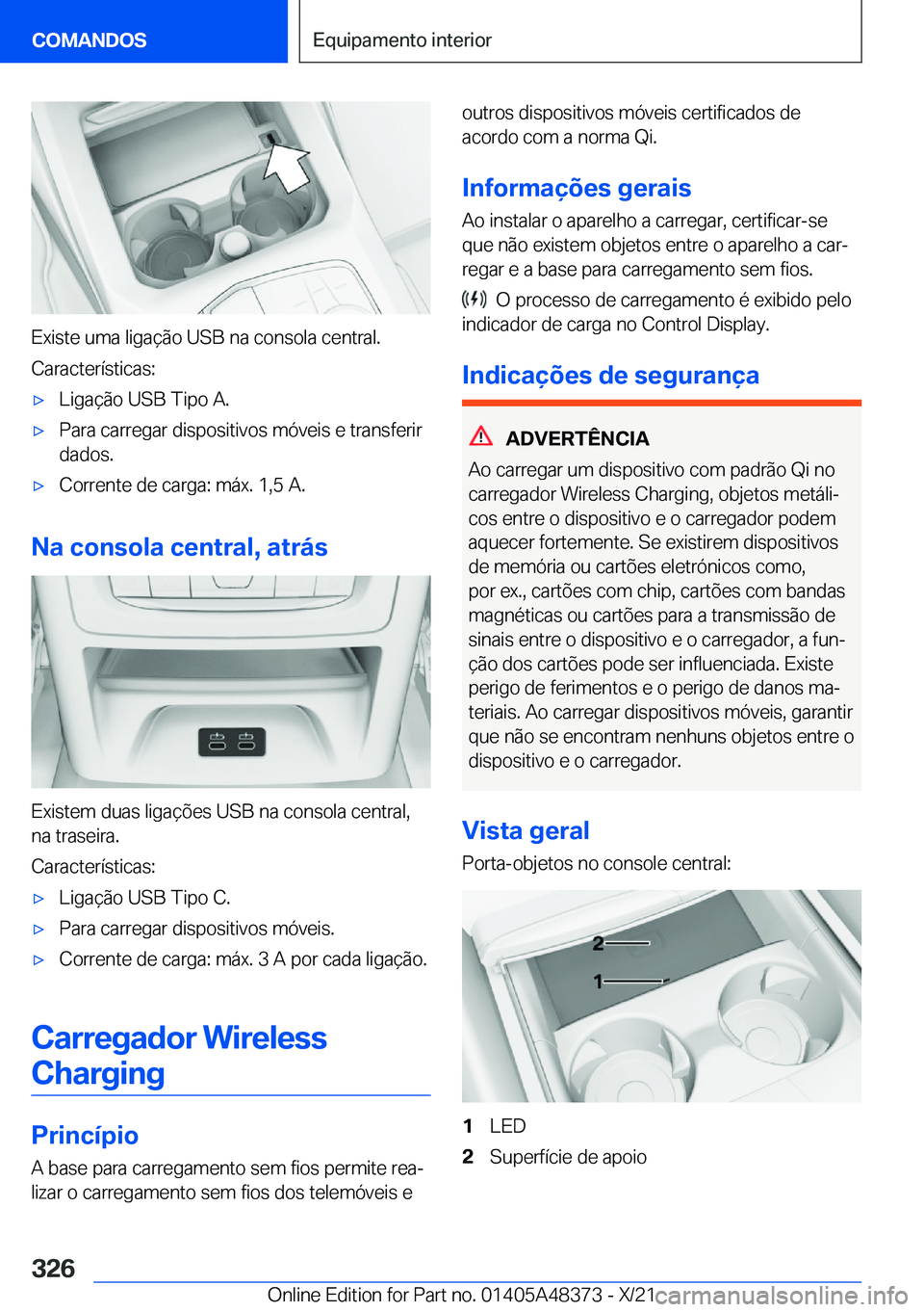 BMW X4 2022  Manual do condutor (in Portuguese) �E�x�i�s�t�e��u�m�a��l�i�g�a�