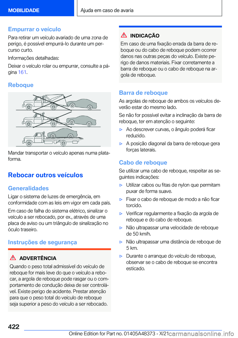 BMW X4 2022  Manual do condutor (in Portuguese) �E�m�p�u�r�r�a�r��o��v�e�
