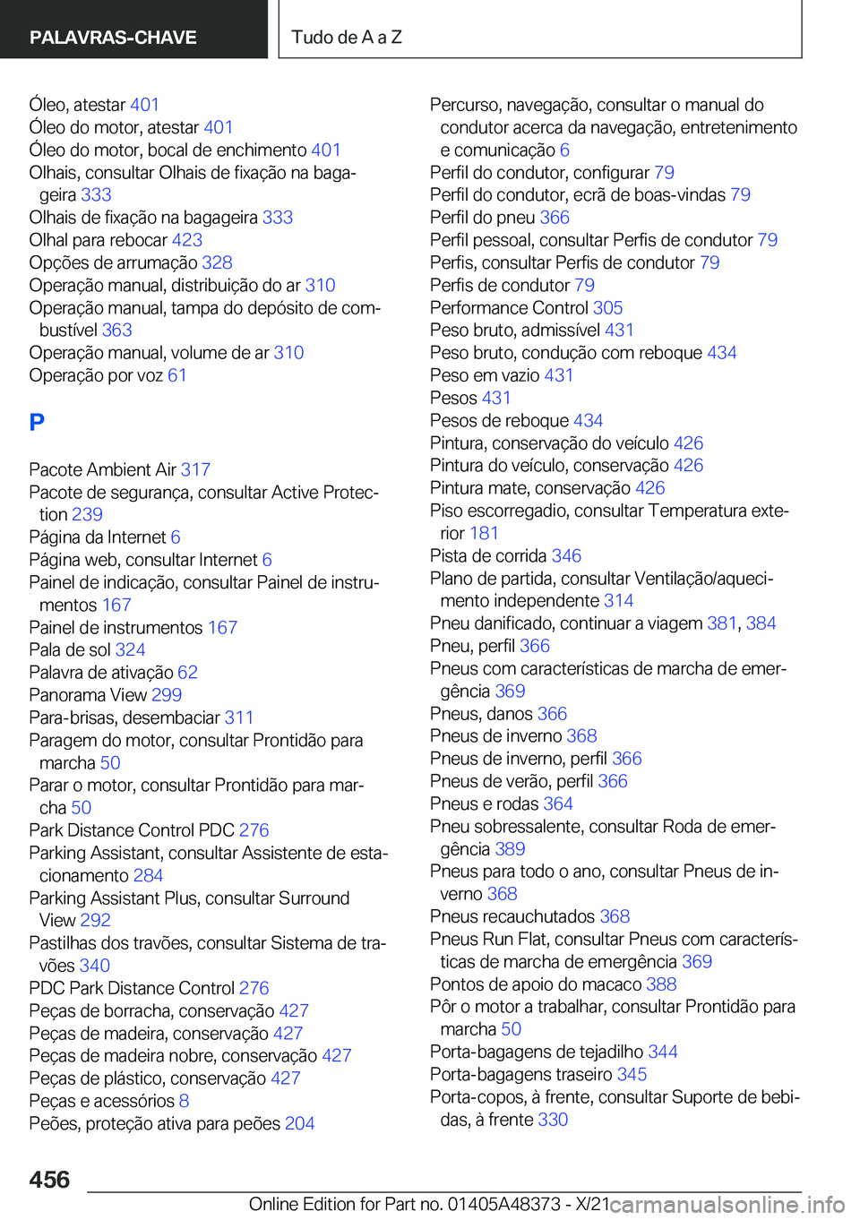 BMW X4 2022  Manual do condutor (in Portuguese) �