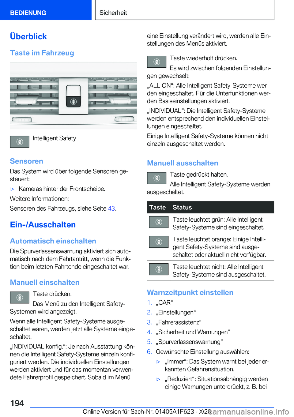 BMW X4 2021  Betriebsanleitungen (in German) �