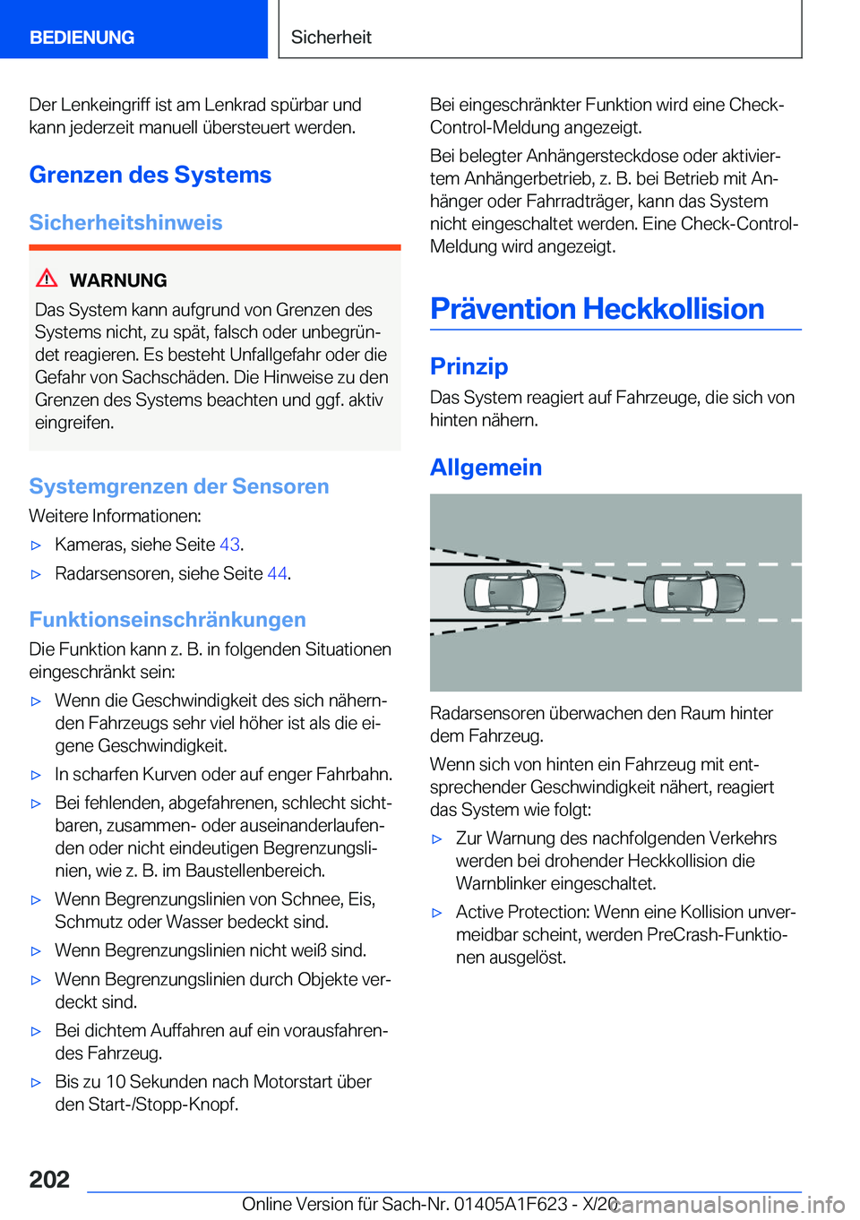 BMW X4 2021  Betriebsanleitungen (in German) �D�e�r��L�e�n�k�e�i�n�g�r�i�f�f��i�s�t��a�m��L�e�n�k�r�a�d��s�p�