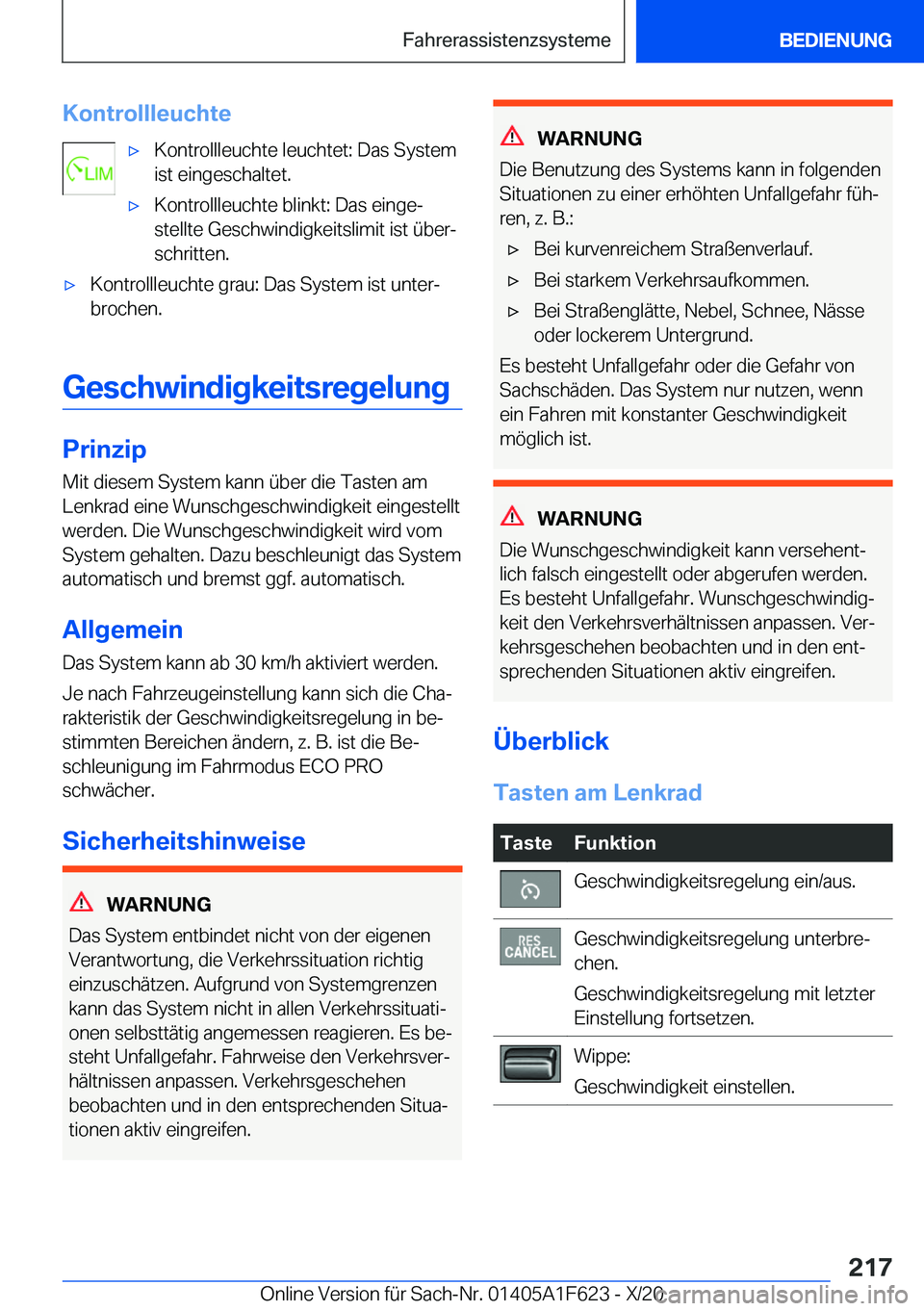 BMW X4 2021  Betriebsanleitungen (in German) �K�o�n�t�r�o�l�l�l�e�u�c�h�t�ex�K�o�n�t�r�o�l�l�l�e�u�c�h�t�e��l�e�u�c�h�t�e�t�:��D�a�s��S�y�s�t�e�m
�i�s�t��e�i�n�g�e�s�c�h�a�l�t�e�t�.x�K�o�n�t�r�o�l�l�l�e�u�c�h�t�e��b�l�i�n�k�t�:��D�a�s��