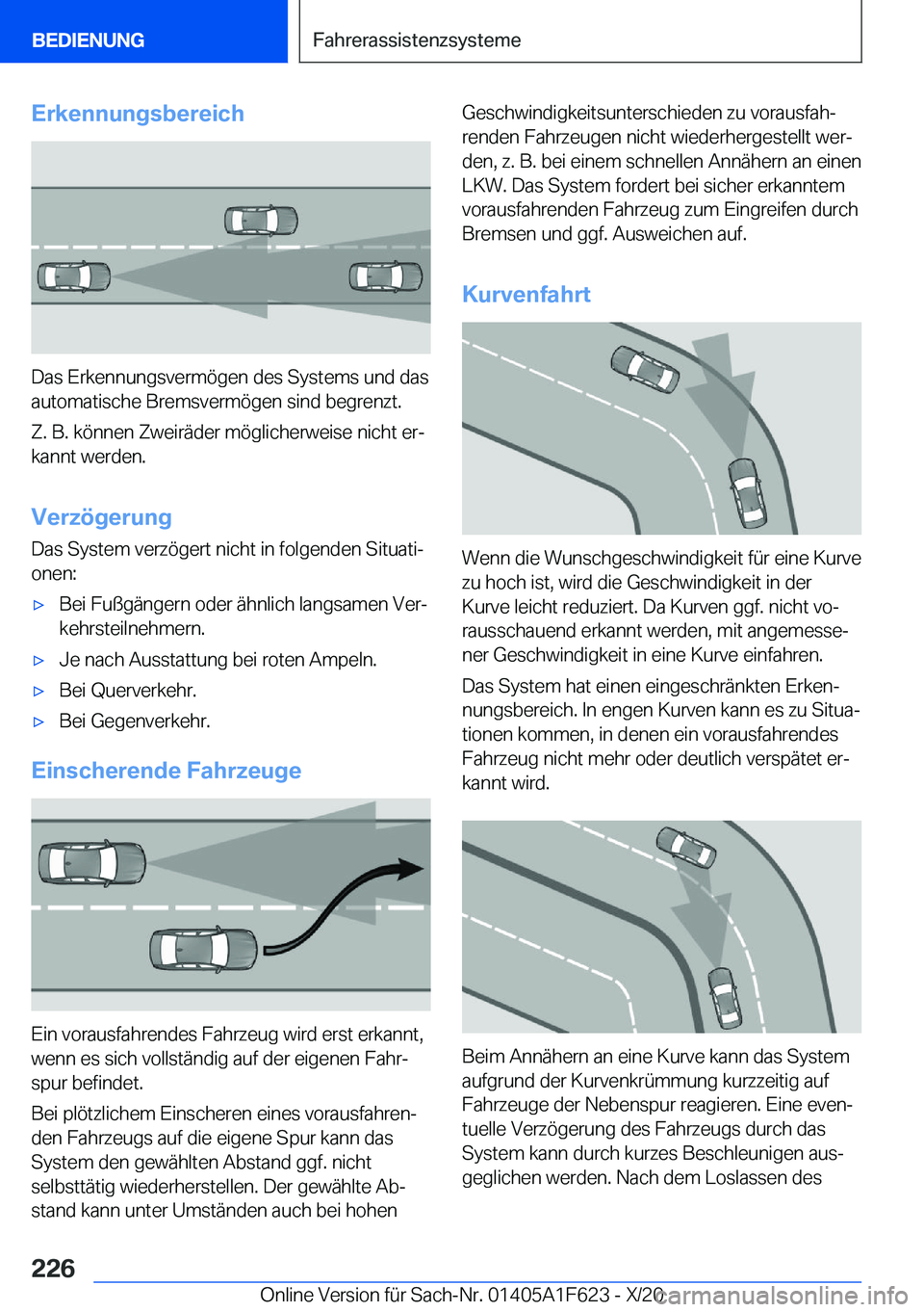BMW X4 2021  Betriebsanleitungen (in German) �E�r�k�e�n�n�u�n�g�s�b�e�r�e�i�c�h
�D�a�s��E�r�k�e�n�n�u�n�g�s�v�e�r�m�