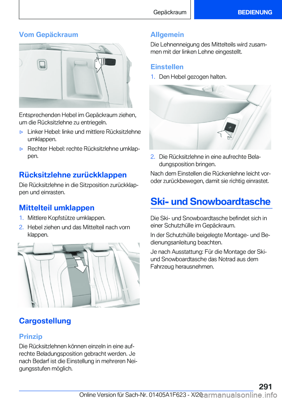 BMW X4 2021  Betriebsanleitungen (in German) �V�o�m��G�e�p�