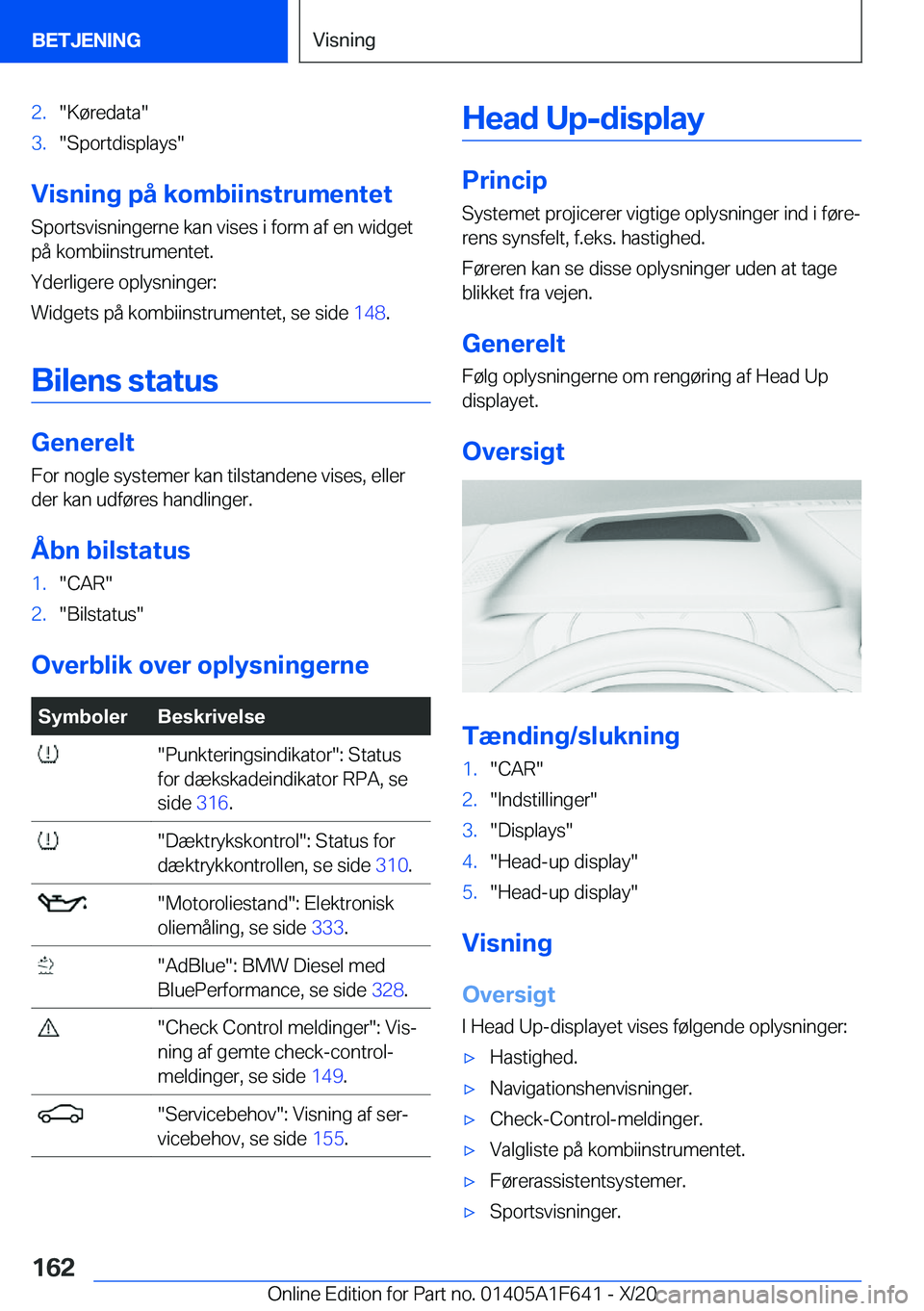 BMW X4 2021  InstruktionsbØger (in Danish) �2�.��K�