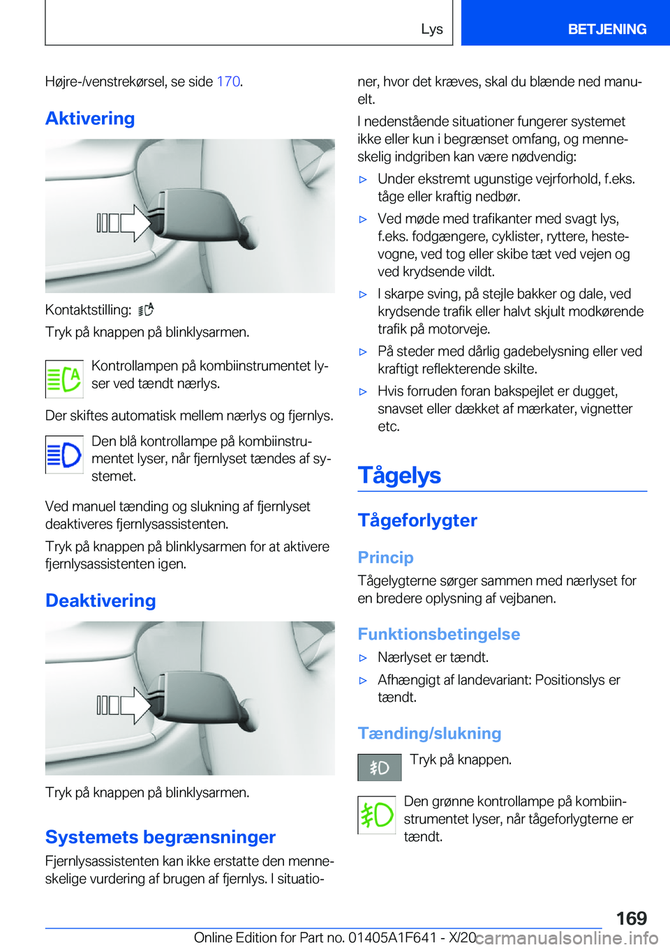 BMW X4 2021  InstruktionsbØger (in Danish) �H�
