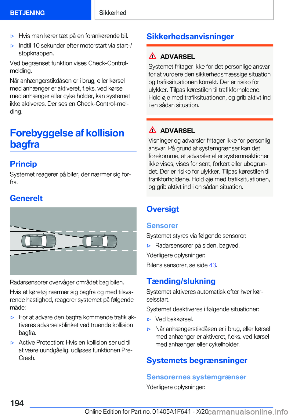 BMW X4 2021  InstruktionsbØger (in Danish) 'x�H�v�i�s��m�a�n��k�