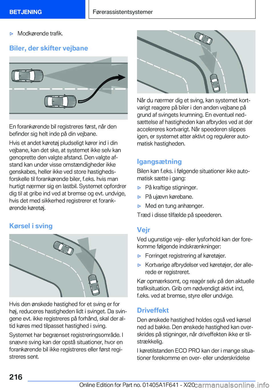 BMW X4 2021  InstruktionsbØger (in Danish) 'x�M�o�d�k�