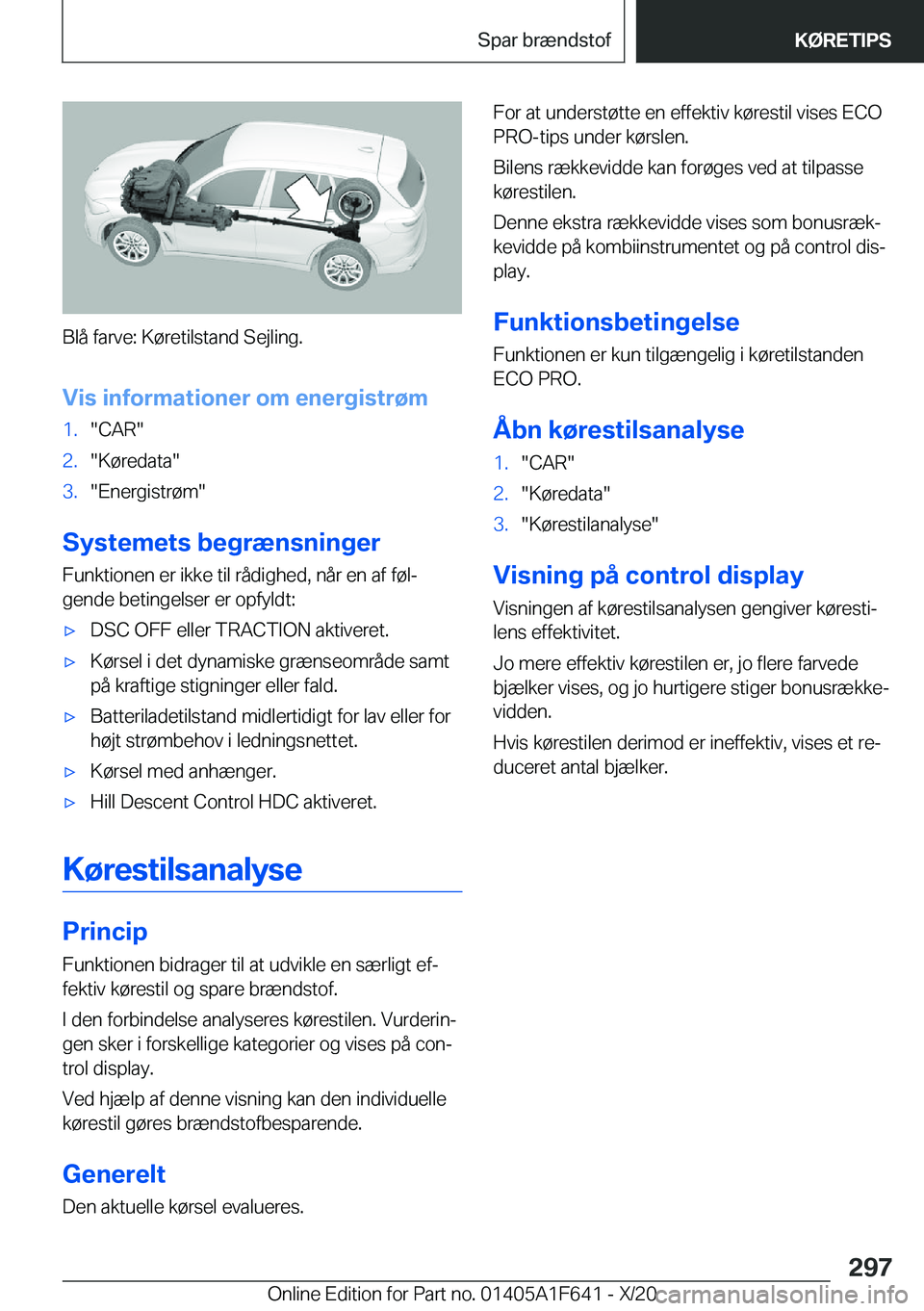 BMW X4 2021  InstruktionsbØger (in Danish) �B�l�å��f�a�r�v�e�:��K�