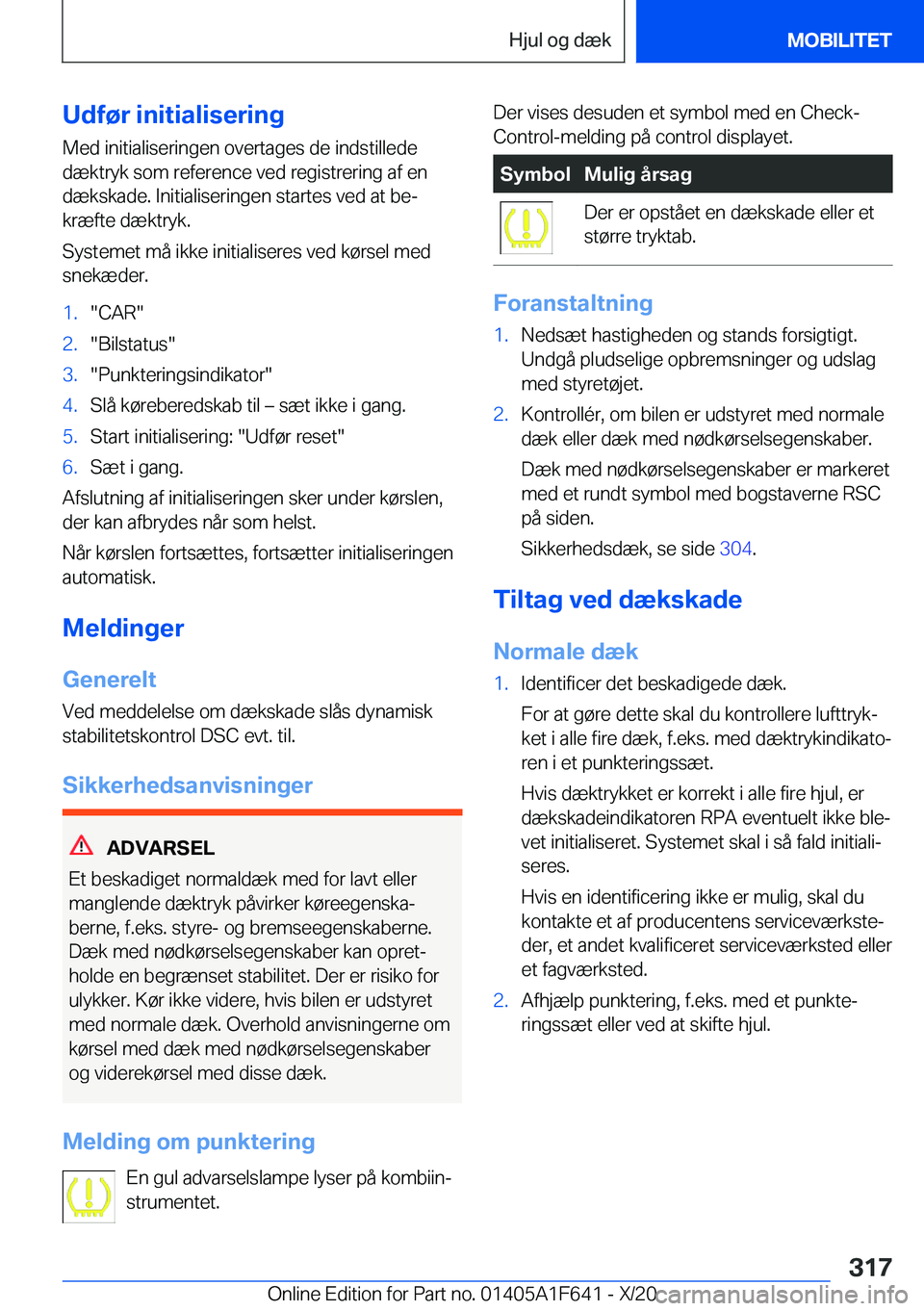 BMW X4 2021  InstruktionsbØger (in Danish) �U�d�f�
