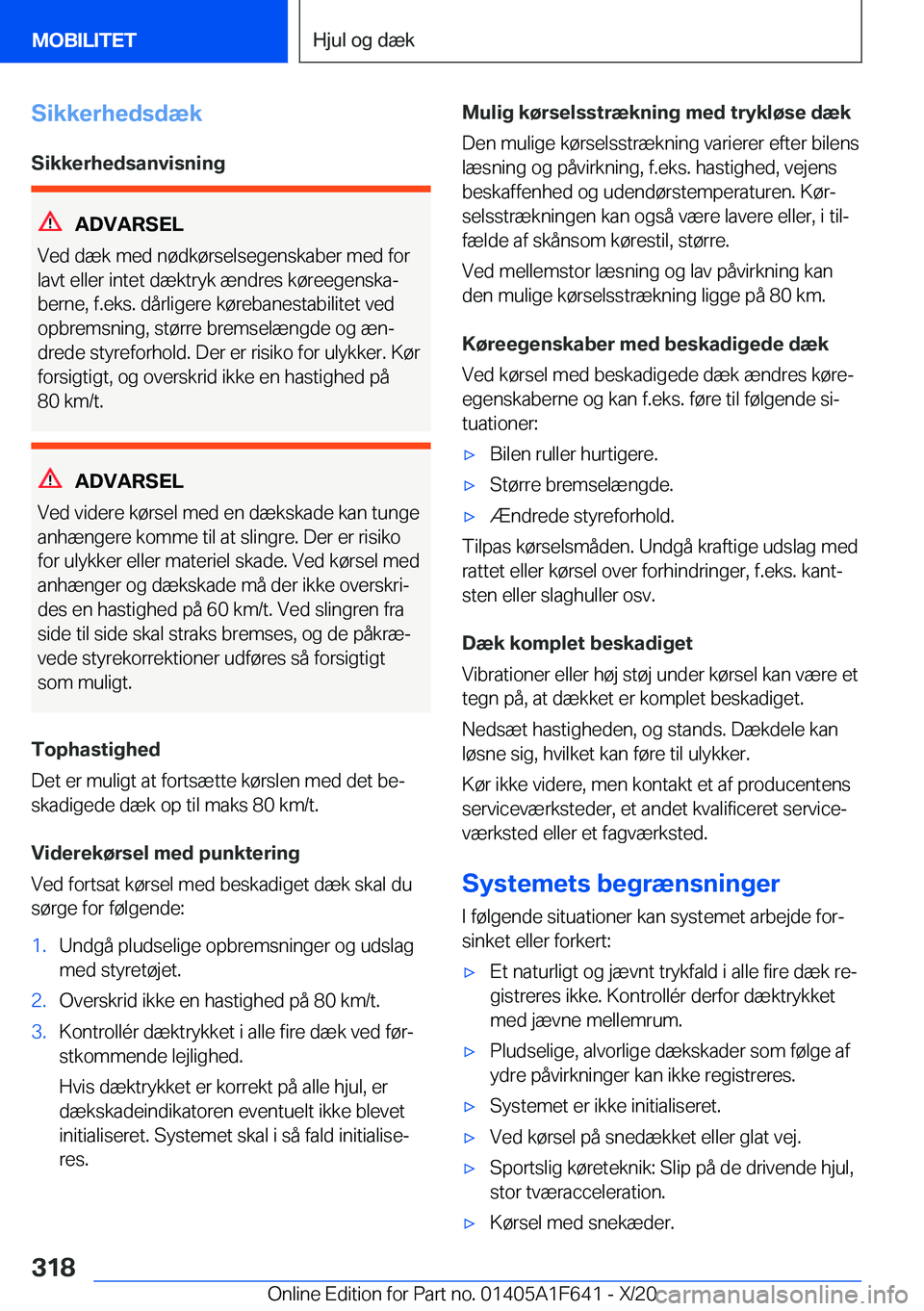 BMW X4 2021  InstruktionsbØger (in Danish) �S�i�k�k�e�r�h�e�d�s�d�æ�k
�S�i�k�k�e�r�h�e�d�s�a�n�v�i�s�n�i�n�g
�A�D�V�A�R�S�E�L
�V�e�d��d�æ�k��m�e�d��n�