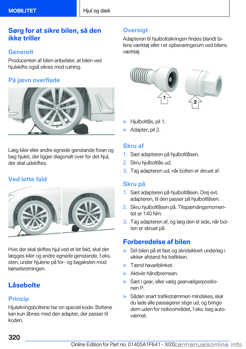 BMW X4 2021  InstruktionsbØger (in Danish) �S�
