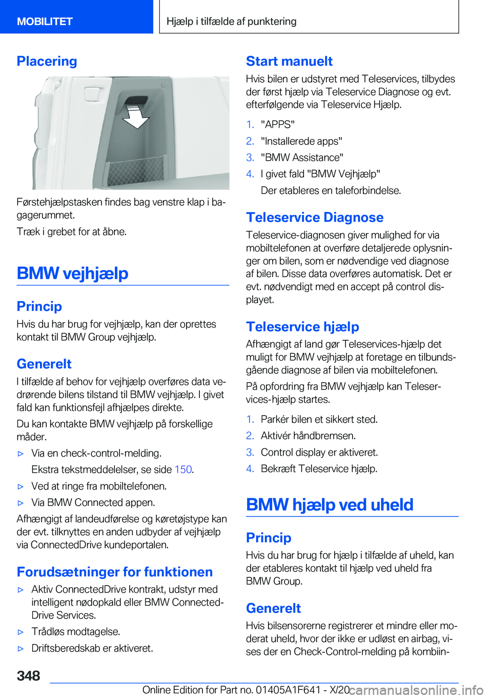 BMW X4 2021  InstruktionsbØger (in Danish) �P�l�a�c�e�r�i�n�g
�F�