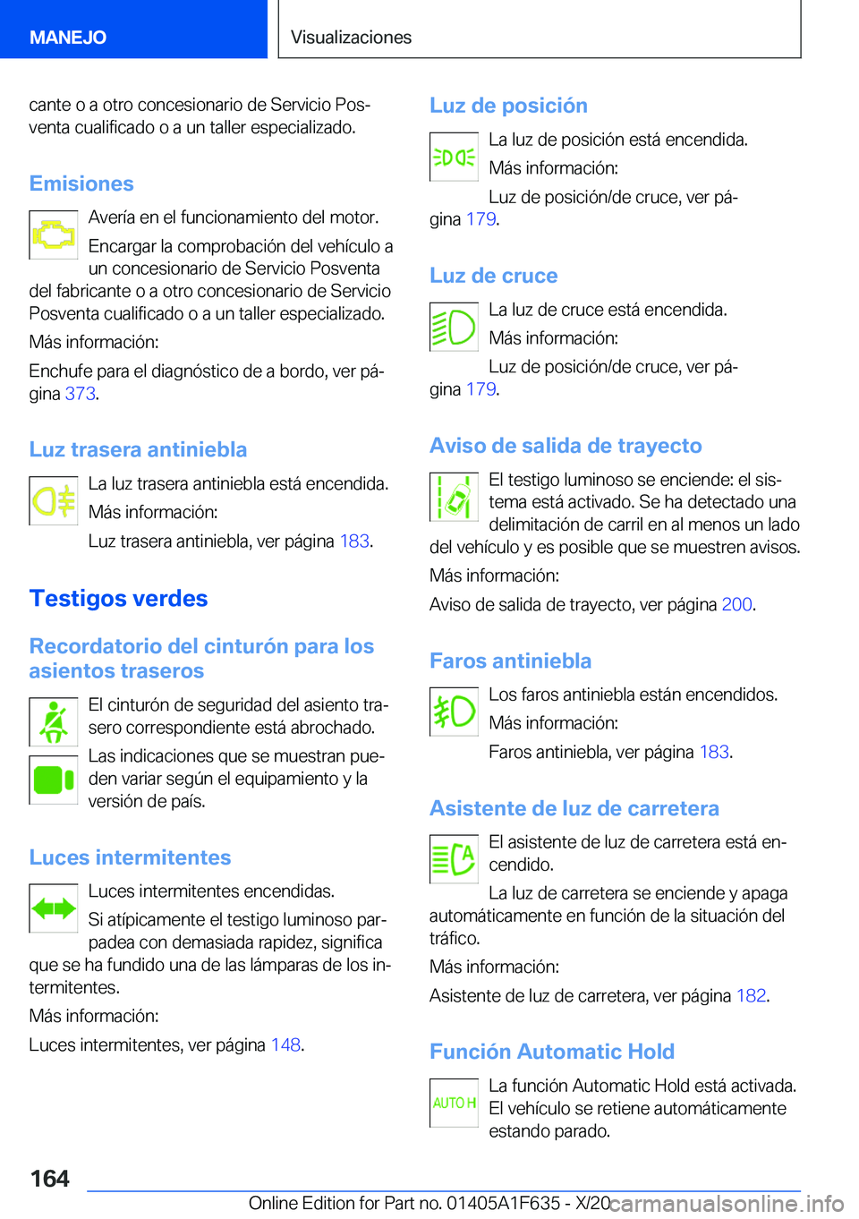 BMW X4 2021  Manuales de Empleo (in Spanish) �c�a�n�t�e��o��a��o�t�r�o��c�o�n�c�e�s�i�o�n�a�r�i�o��d�e��S�e�r�v�i�c�i�o��P�o�sª�v�e�n�t�a��c�u�a�l�i�f�i�c�a�d�o��o��a��u�n��t�a�l�l�e�r��e�s�p�e�c�i�a�l�i�z�a�d�o�.
�E�m�i�s�i�o�n�e