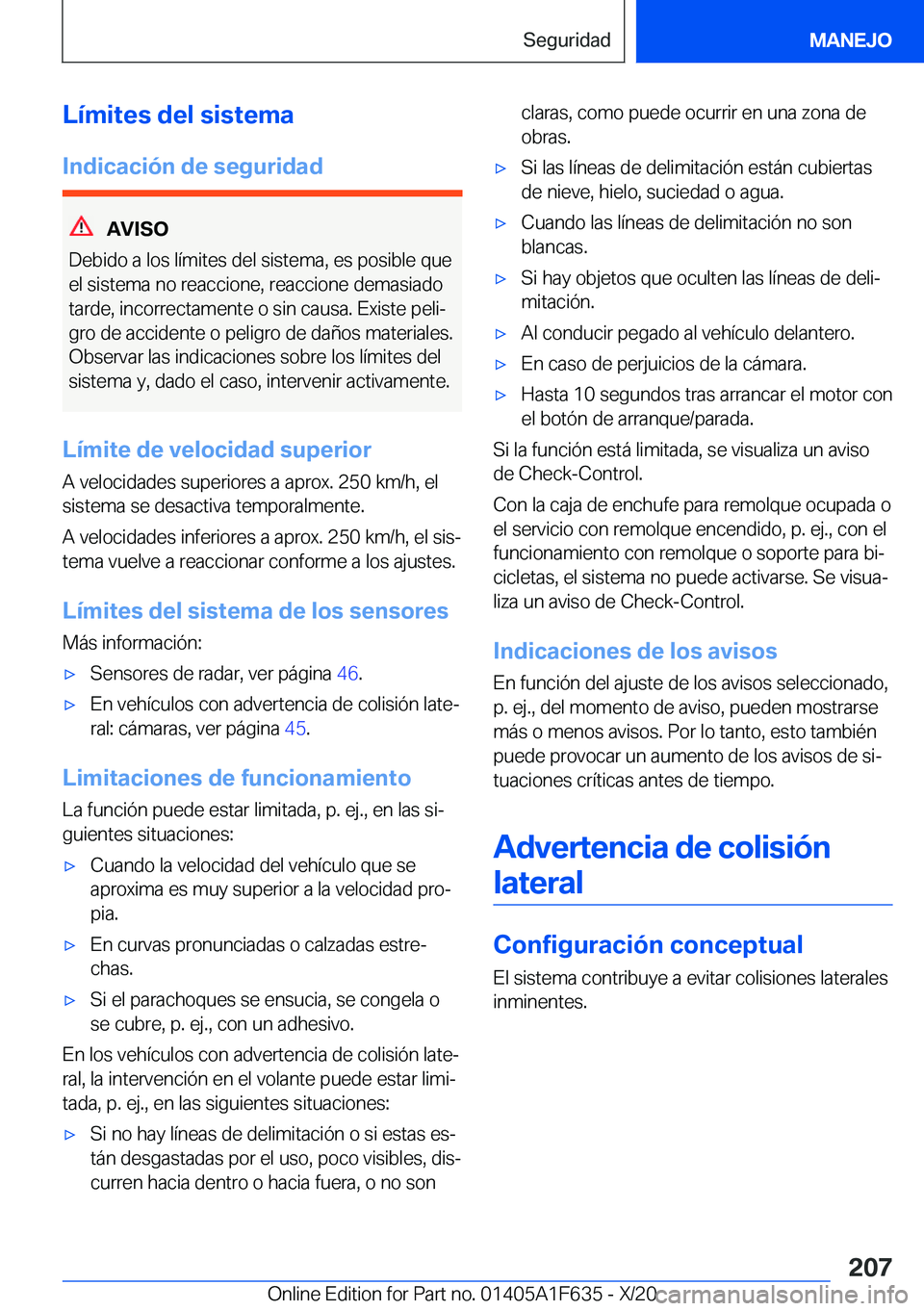 BMW X4 2021  Manuales de Empleo (in Spanish) �L�