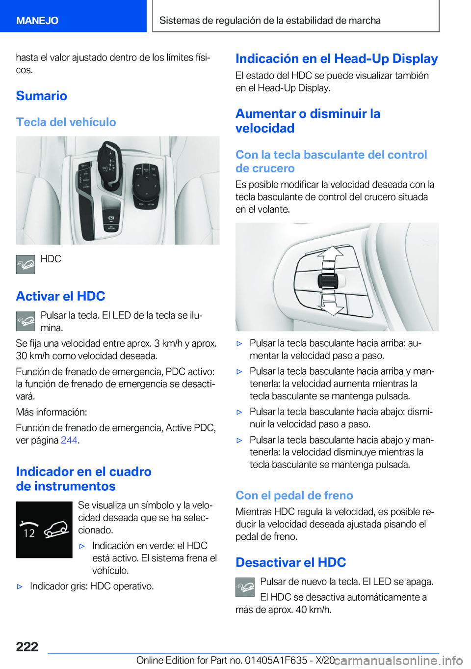 BMW X4 2021  Manuales de Empleo (in Spanish) �h�a�s�t�a��e�l��v�a�l�o�r��a�j�u�s�t�a�d�o��d�e�n�t�r�o��d�e��l�o�s��l�