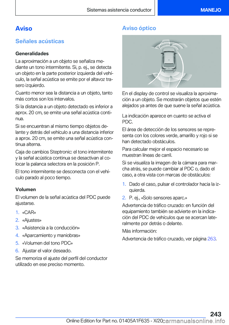 BMW X4 2021  Manuales de Empleo (in Spanish) �A�v�i�s�o�S�e�