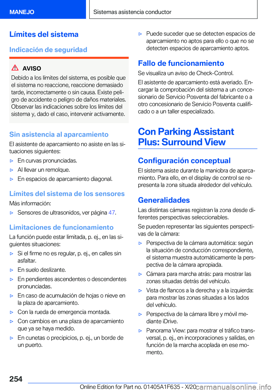 BMW X4 2021  Manuales de Empleo (in Spanish) �L�