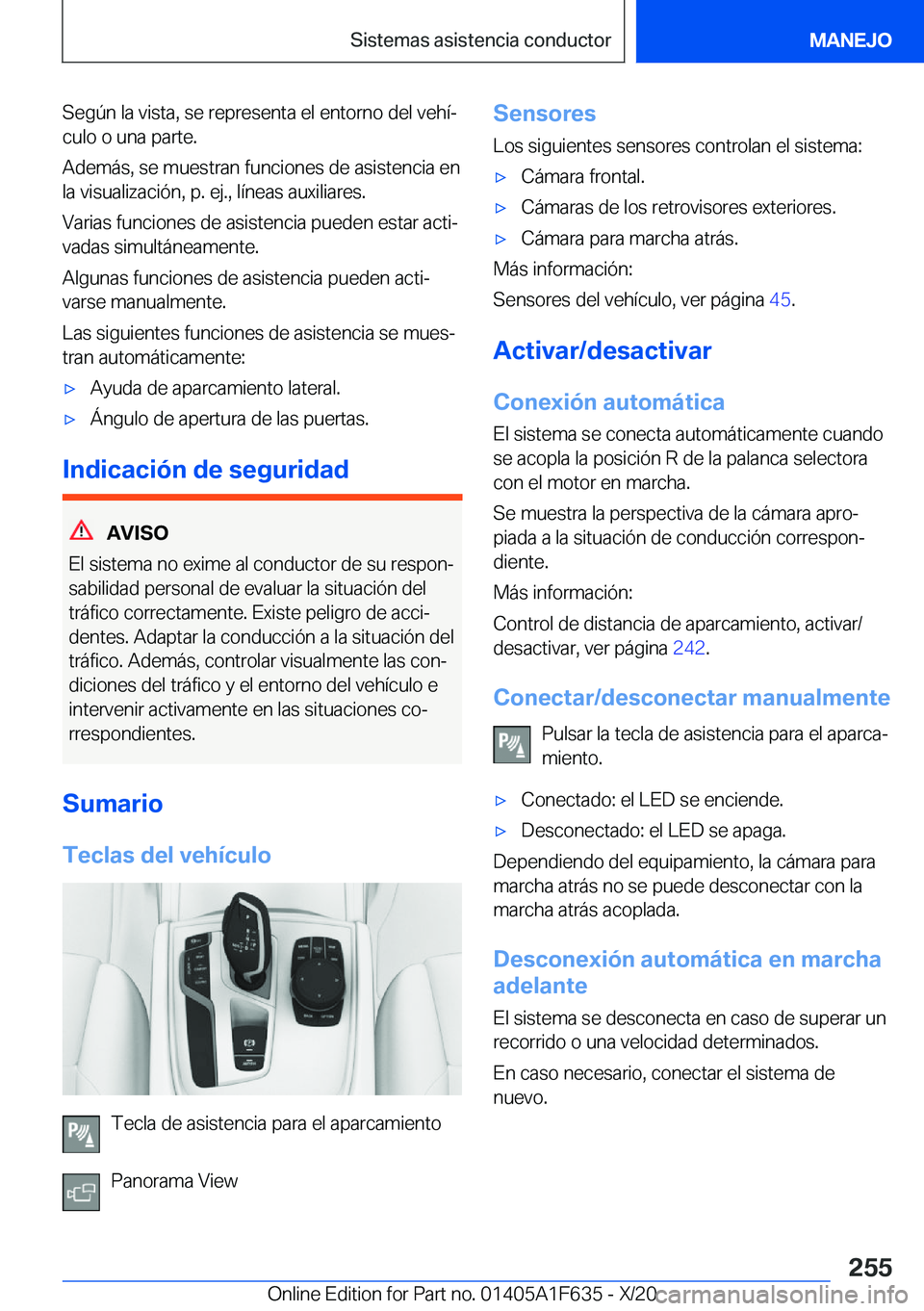 BMW X4 2021  Manuales de Empleo (in Spanish) �S�e�g�