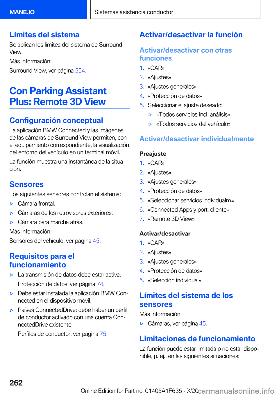 BMW X4 2021  Manuales de Empleo (in Spanish) �L�