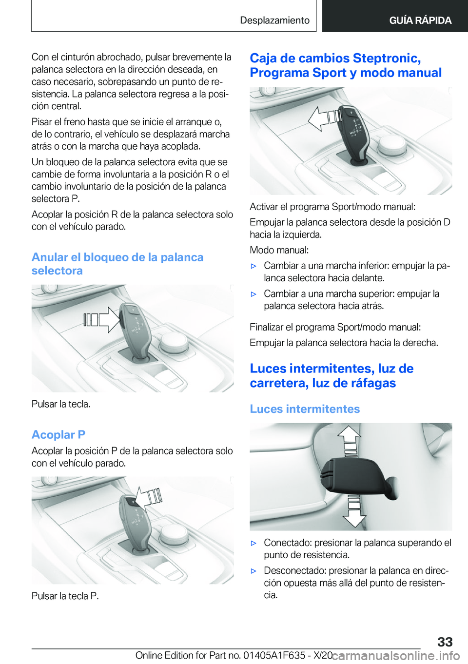 BMW X4 2021  Manuales de Empleo (in Spanish) �C�o�n��e�l��c�i�n�t�u�r�