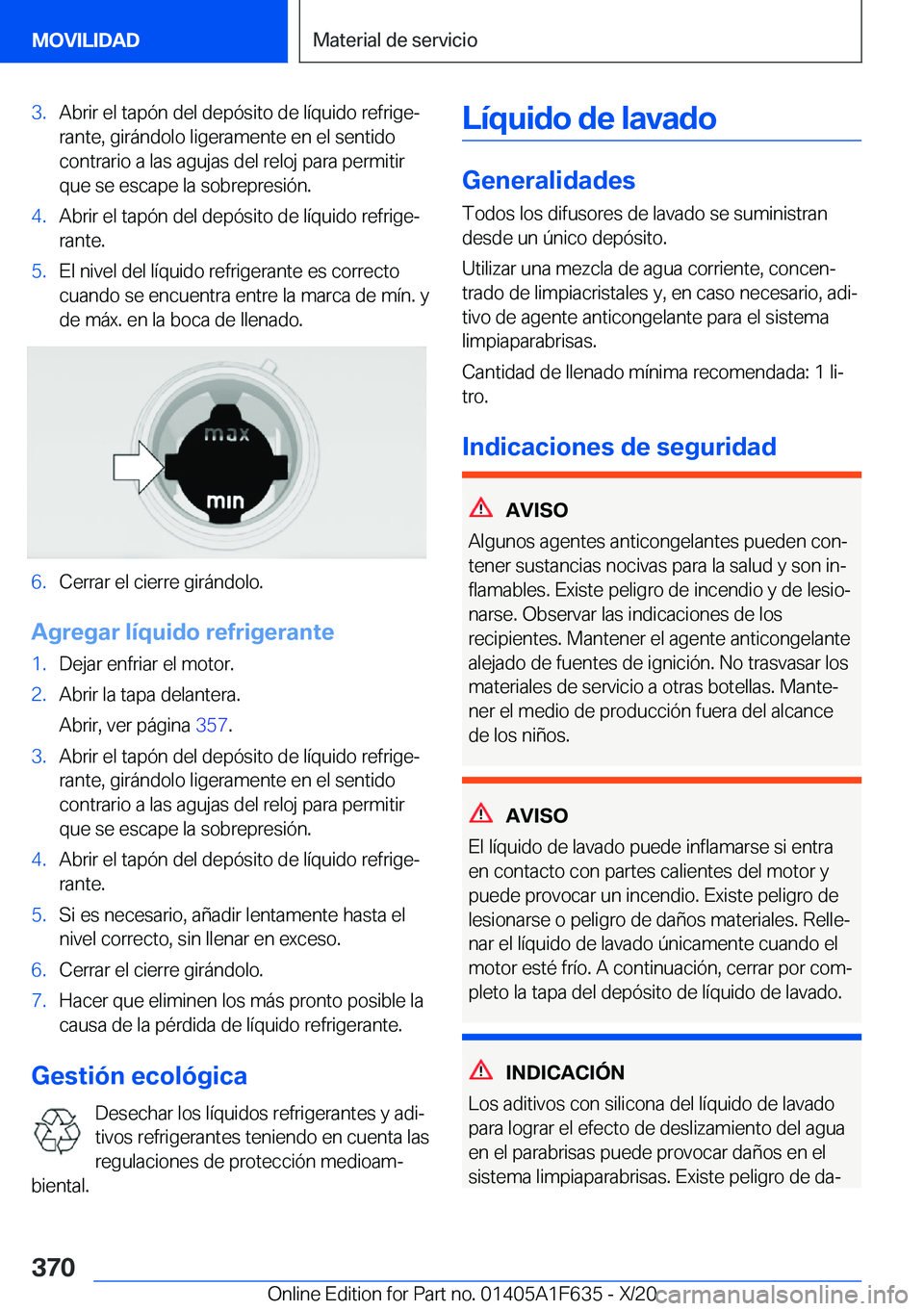 BMW X4 2021  Manuales de Empleo (in Spanish) �3�.�A�b�r�i�r��e�l��t�a�p�