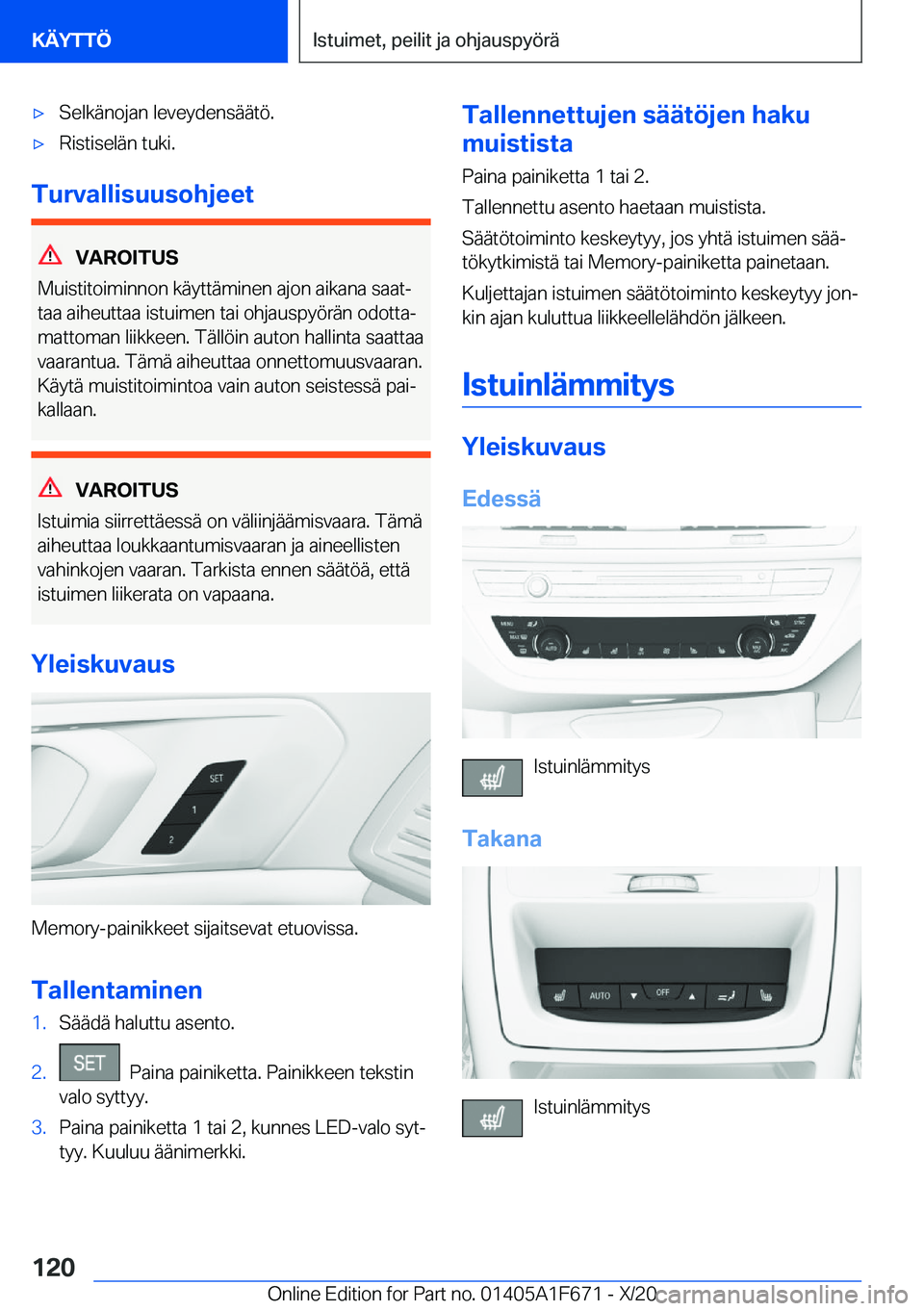 BMW X4 2021  Omistajan Käsikirja (in Finnish) 'x�S�e�l�k�