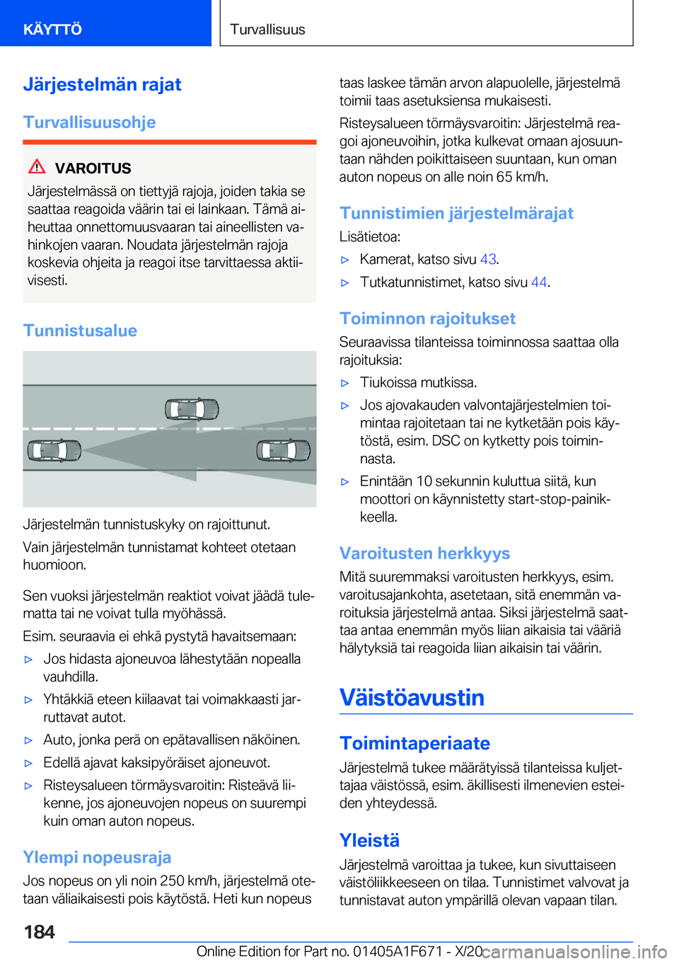 BMW X4 2021  Omistajan Käsikirja (in Finnish) �J�