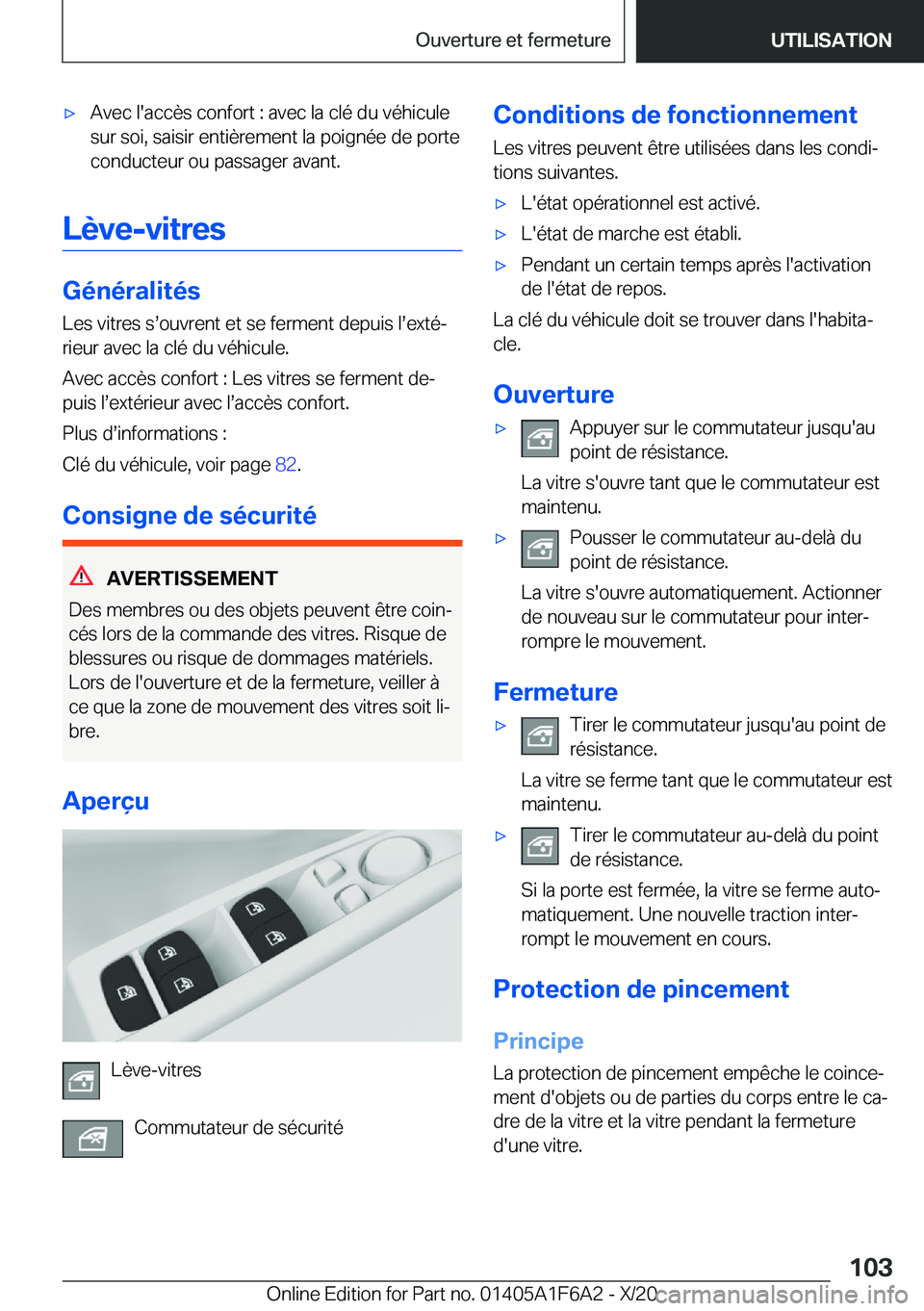 BMW X4 2021  Notices Demploi (in French) 'x�A�v�e�c��l�'�a�c�c�è�s��c�o�n�f�o�r�t��:��a�v�e�c��l�a��c�l�é��d�u��v�é�h�i�c�u�l�e�s�u�r��s�o�i�,��s�a�i�s�i�r��e�n�t�i�è�r�e�m�e�n�t��l�a��p�o�i�g�n�é�e��d�e��p�o�r�t�