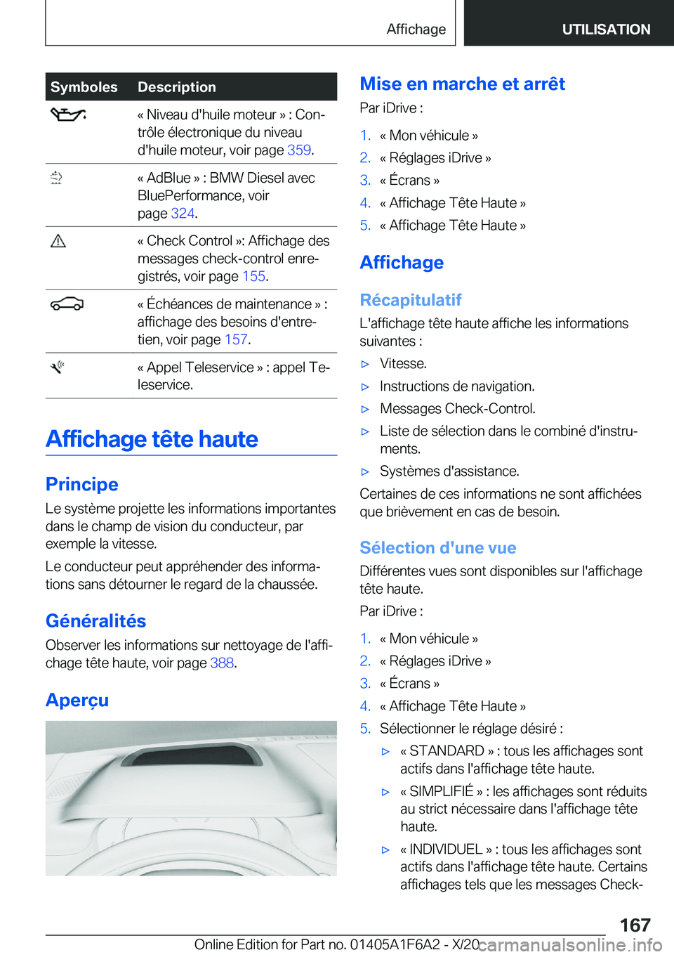 BMW X4 2021  Notices Demploi (in French) �S�y�m�b�o�l�e�s�D�e�s�c�r�i�p�t�i�o�n��k��N�i�v�e�a�u��d�'�h�u�i�l�e��m�o�t�e�u�r��{��:��C�o�nj
�t�r�